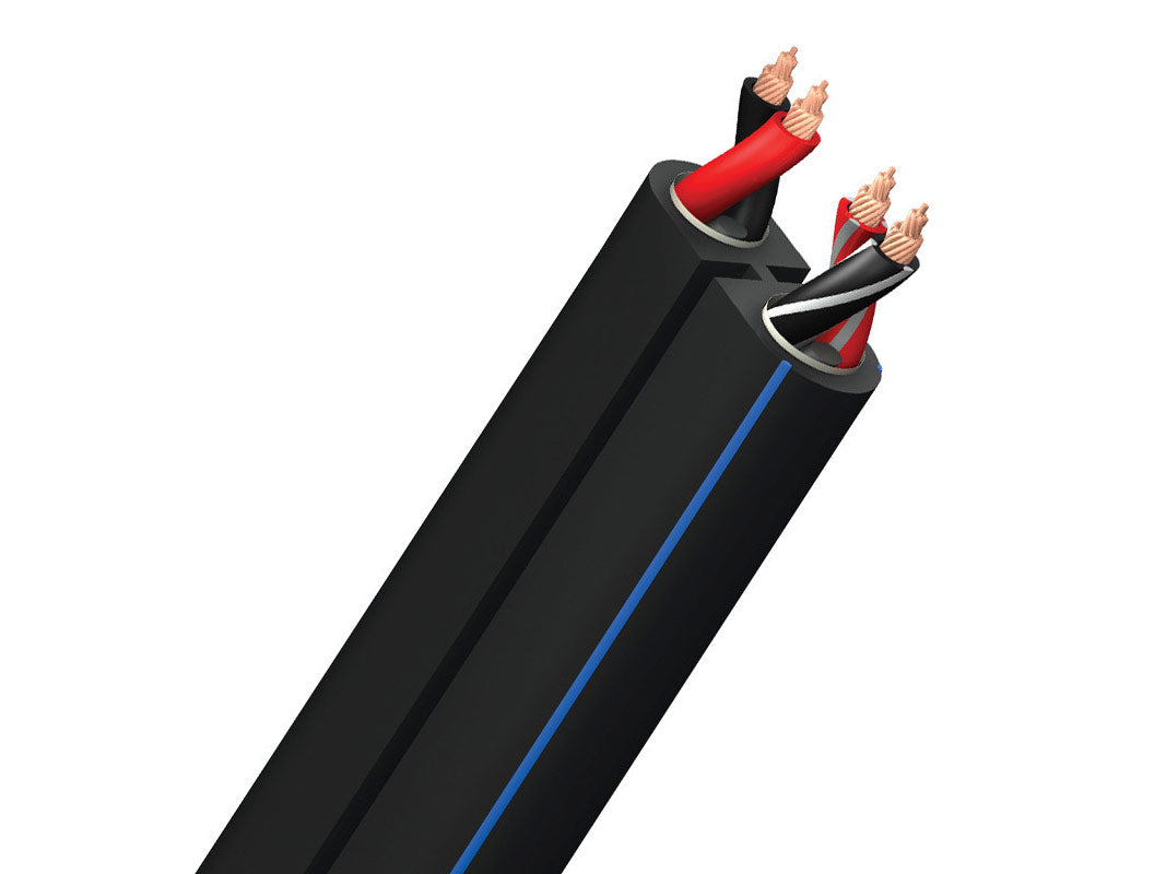 Cable para parlantes por metro Rocket 22 Bi-Cableado - Bi-Amplificado Audioquest Negro cable de parlantes