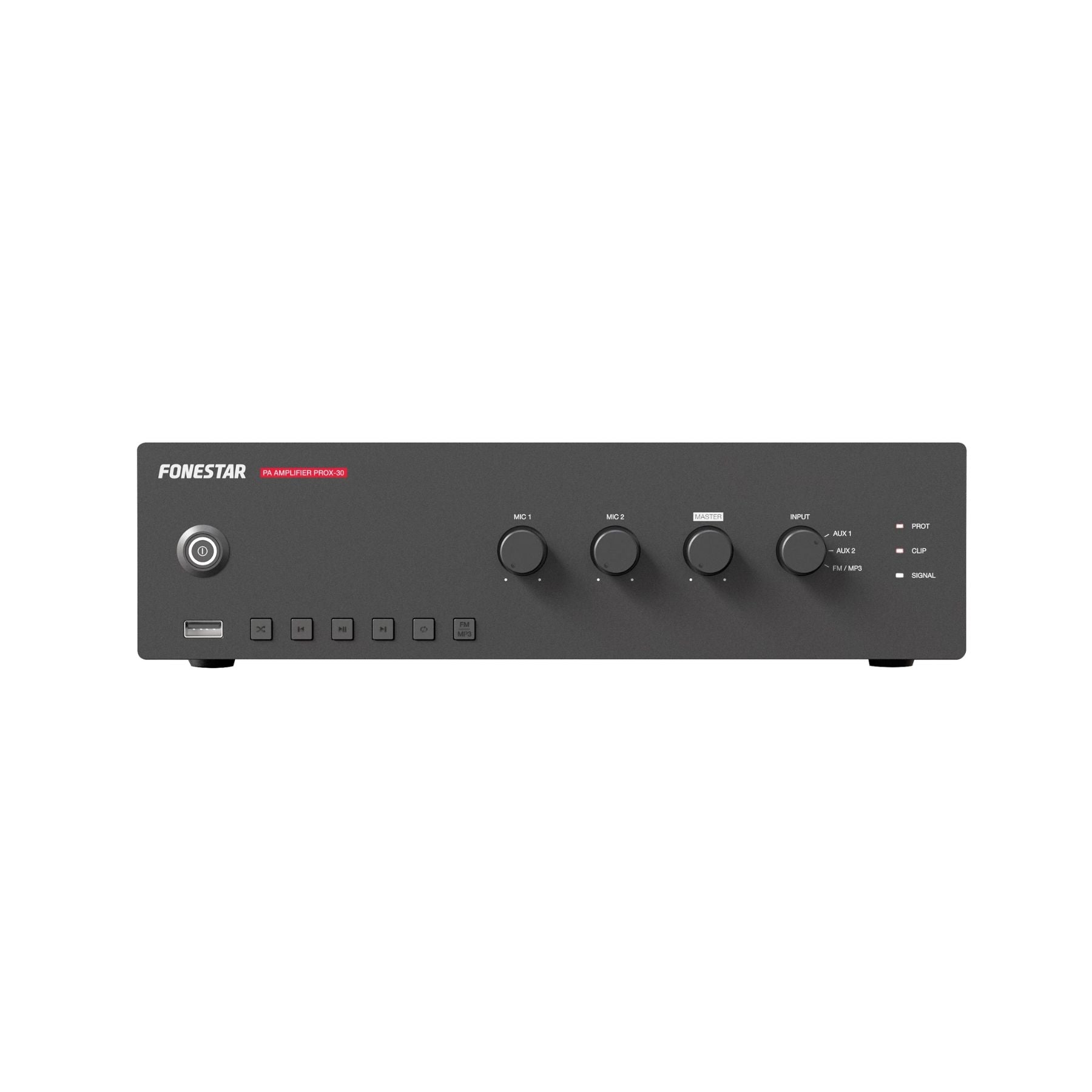 Amplificador de megafonía monozona PROX-30 Fonestar