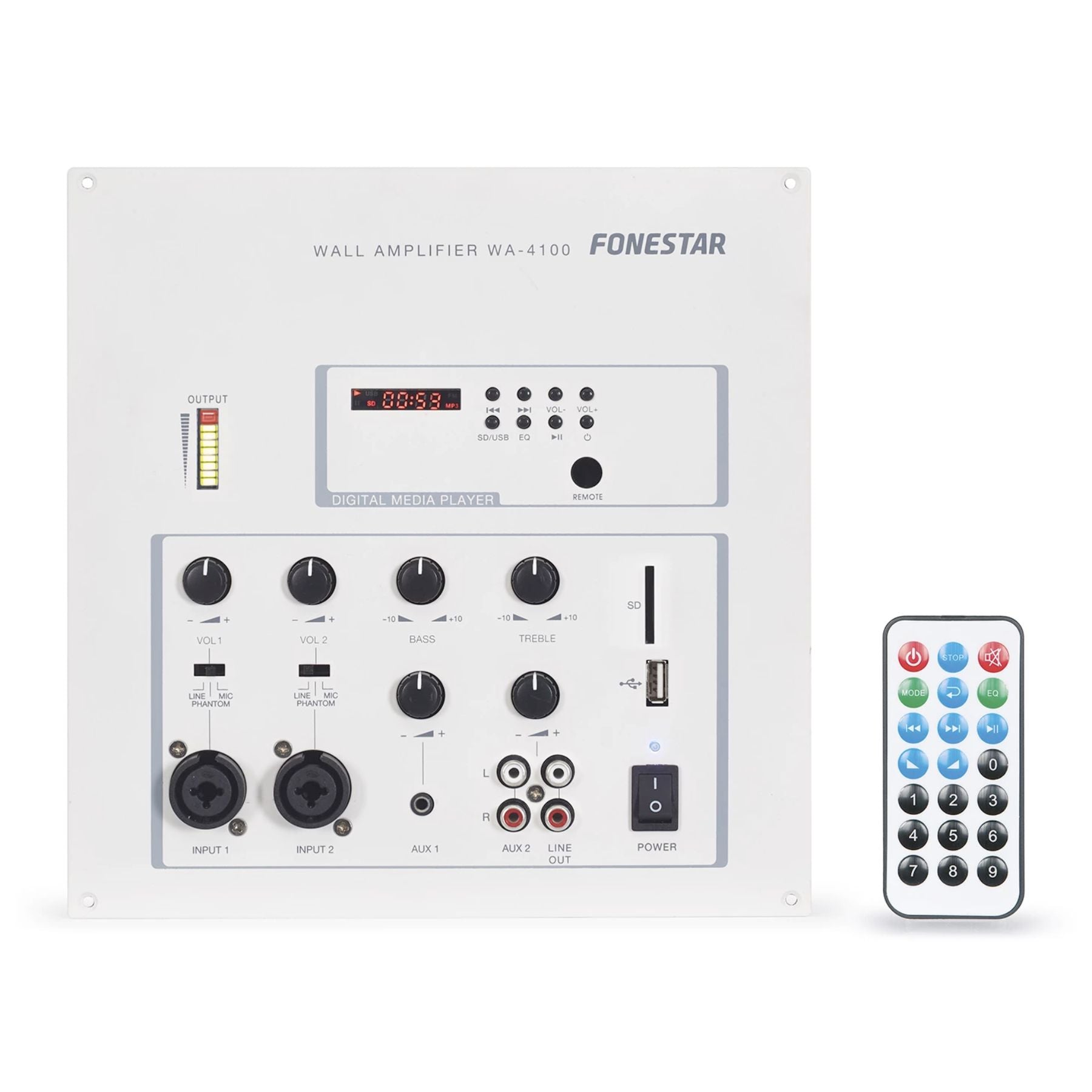 Amplificador de pared WA-4100 Fonestar 100W