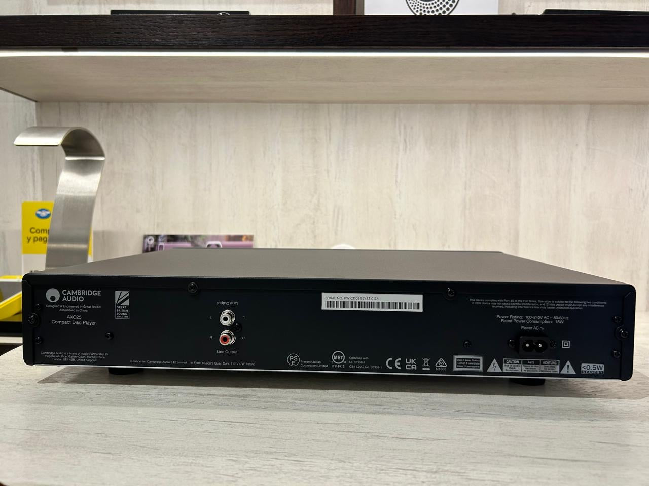 CD Player AXC25 Cambridge Audio (USADO)