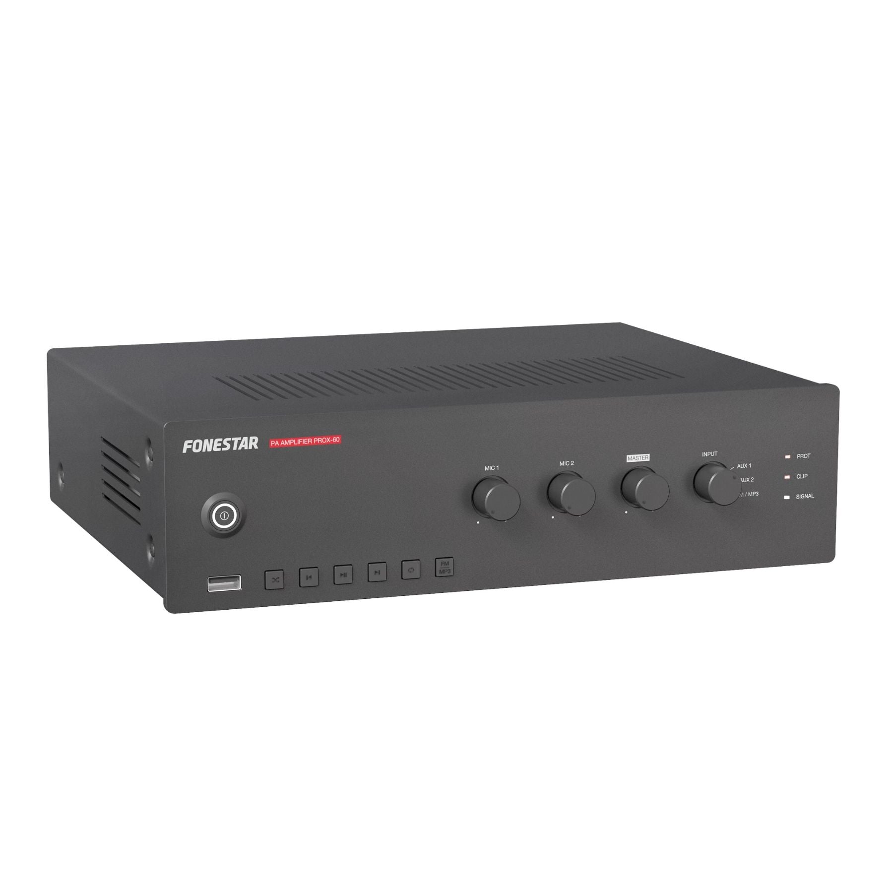 Amplificador de megafonía monozona PROX-60 Fonestar