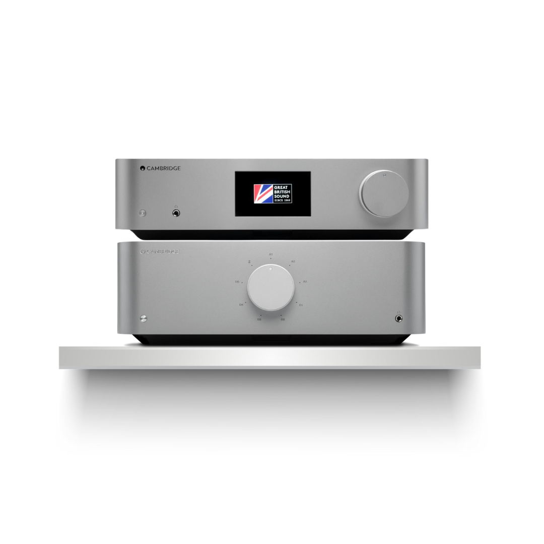 Kit Edge Signature Amplificador Integrado EDGE A + Preamplificador Digital Streamer EDGE NQ Cambridge Audio
