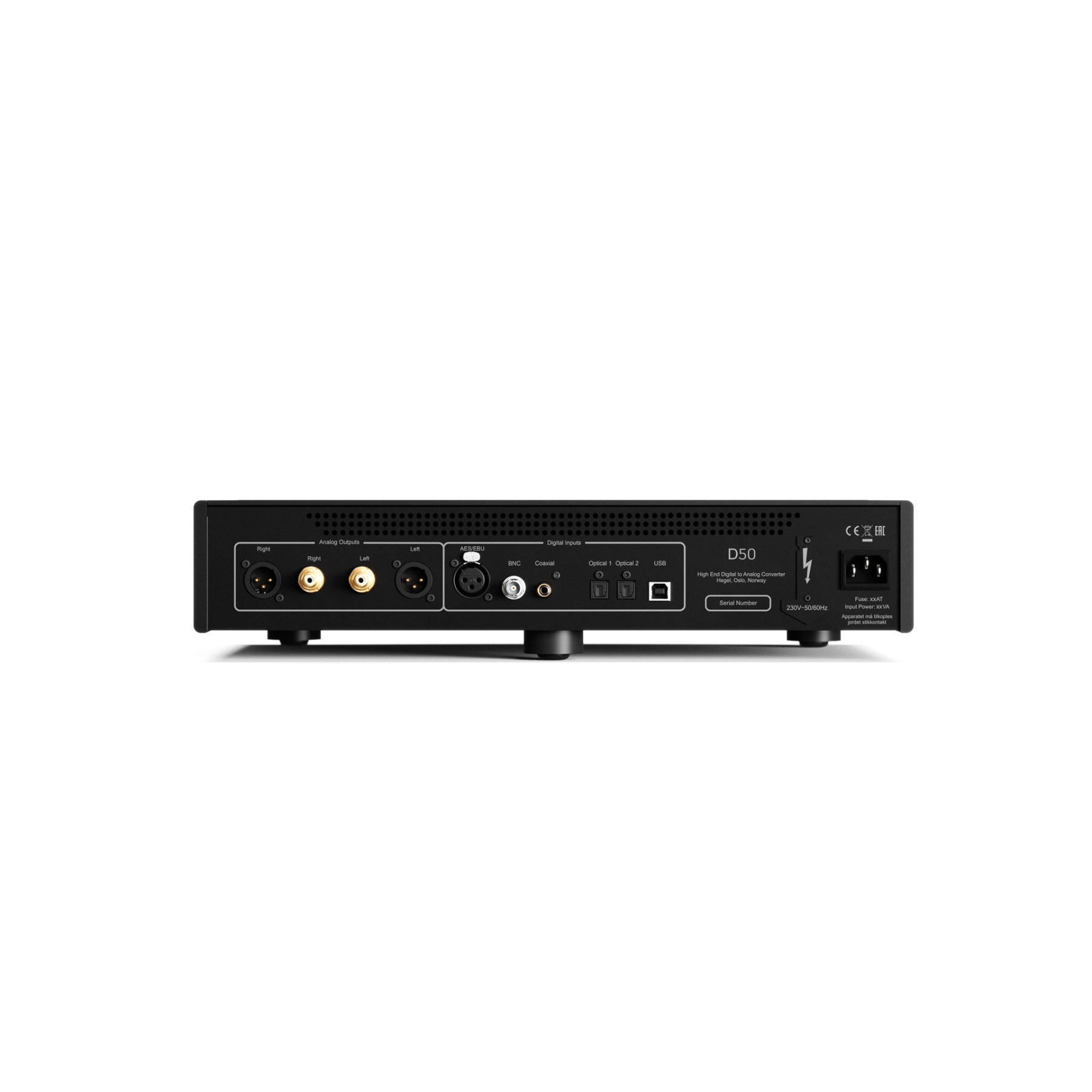 Conversor DAC D50 Hegel