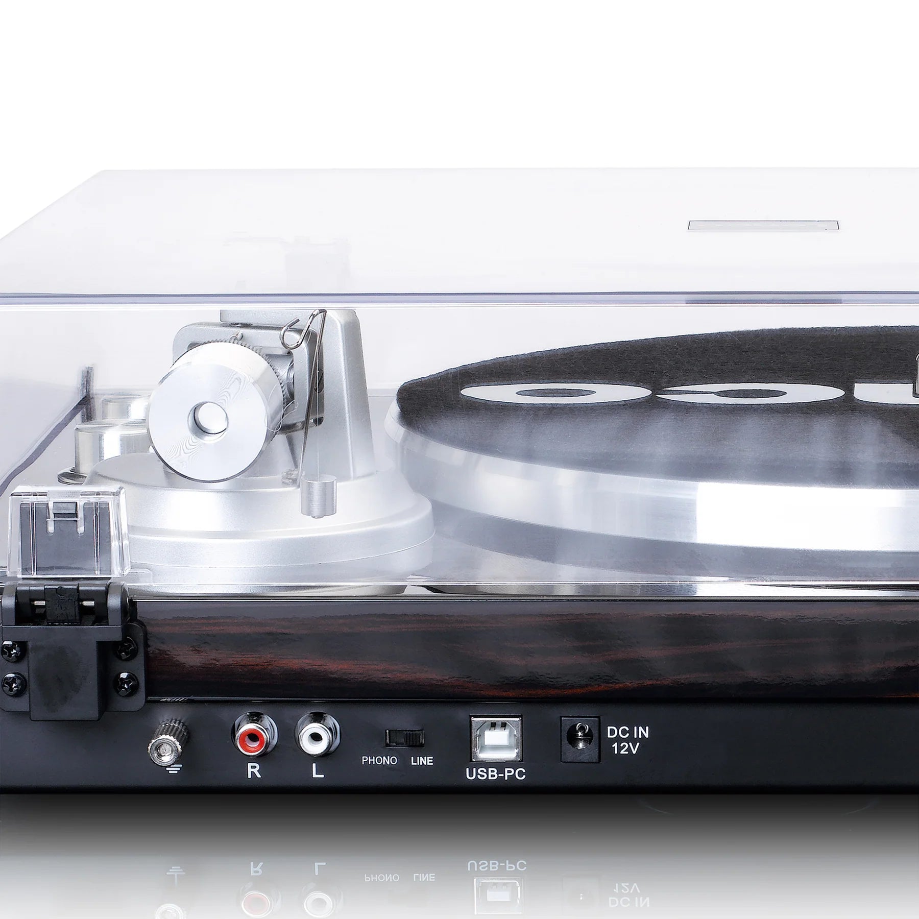 Tornamesa Lenco LBT-188WA Nogal Bluetooth - USB