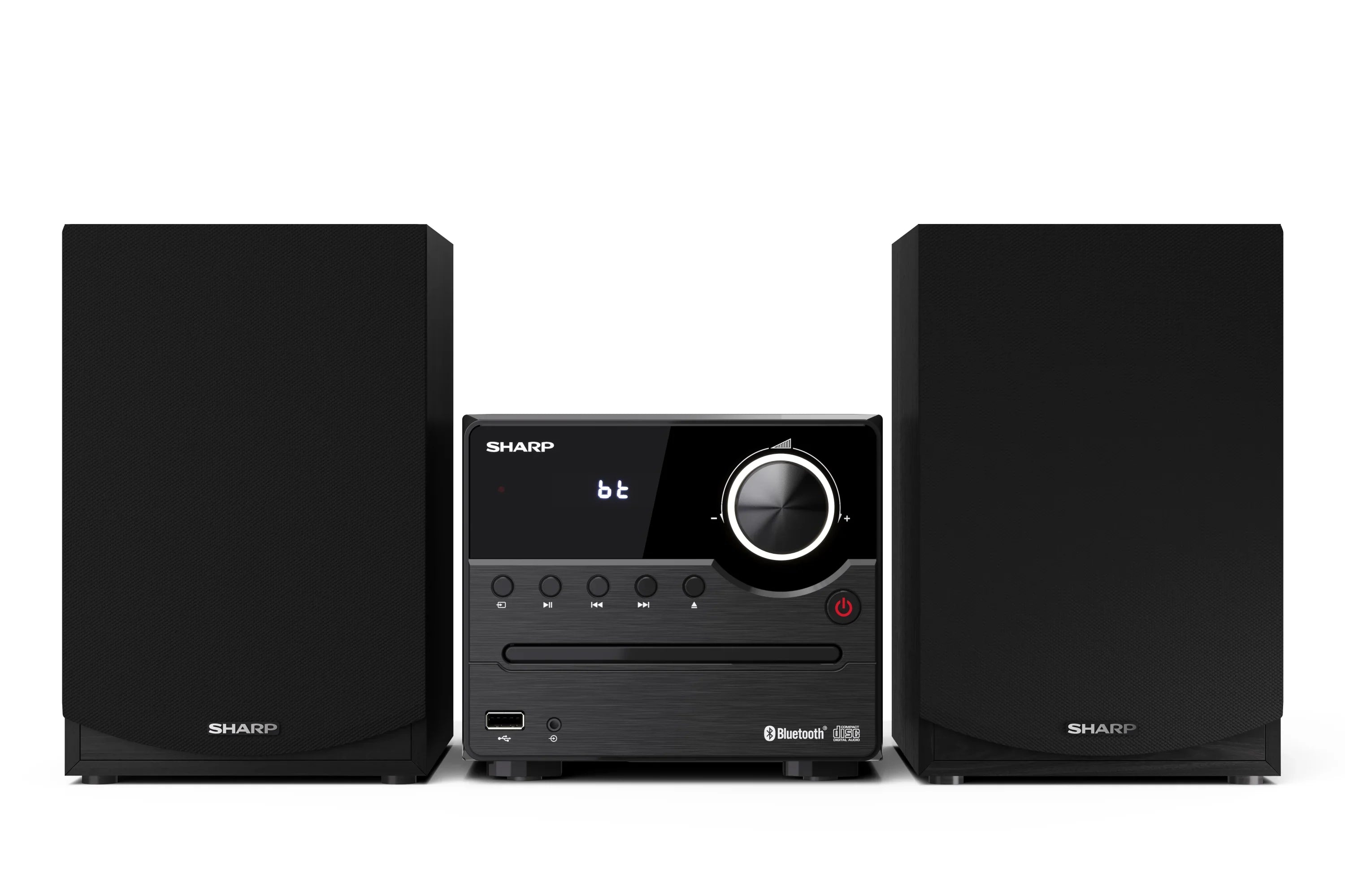 (Usado) Microcomponente Sharp XL-B512 CD-Player USB Bluetooth Radio FM