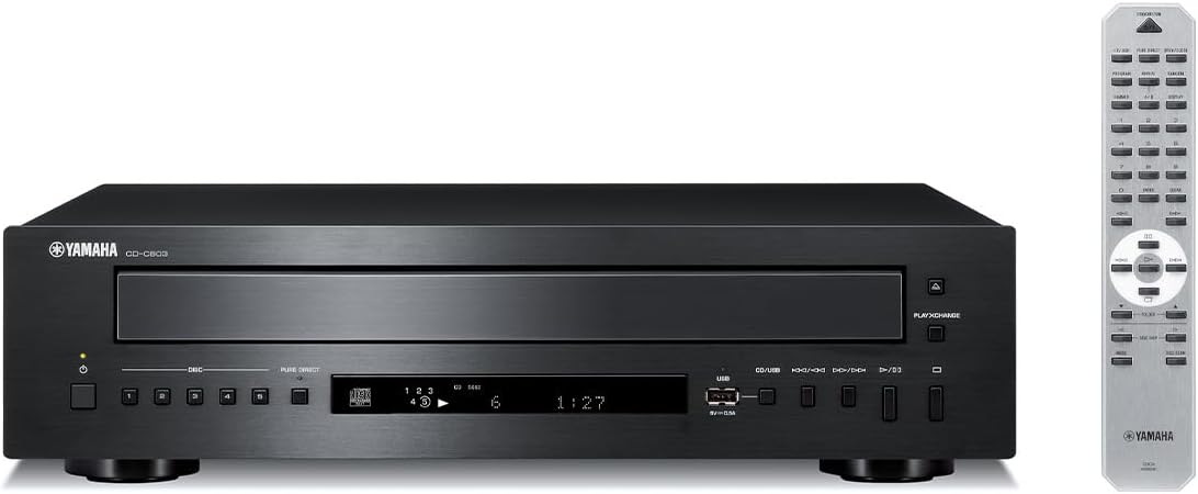 (Exhibición) CD-Player con cambiador de 5 Cds Yamaha CD-C603