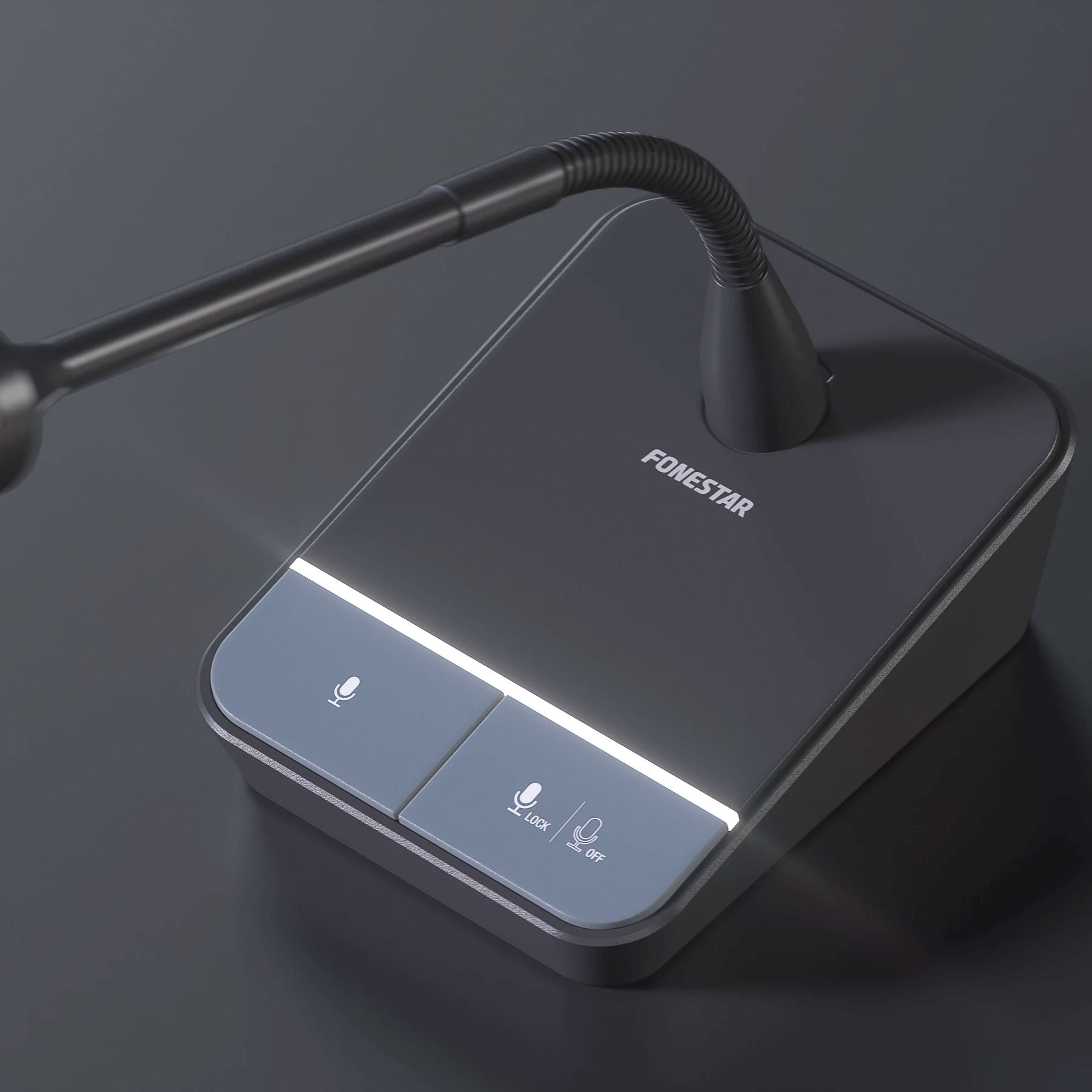 Micrófono dinámico de sobremesa MICSET-D32XLR Fonestar