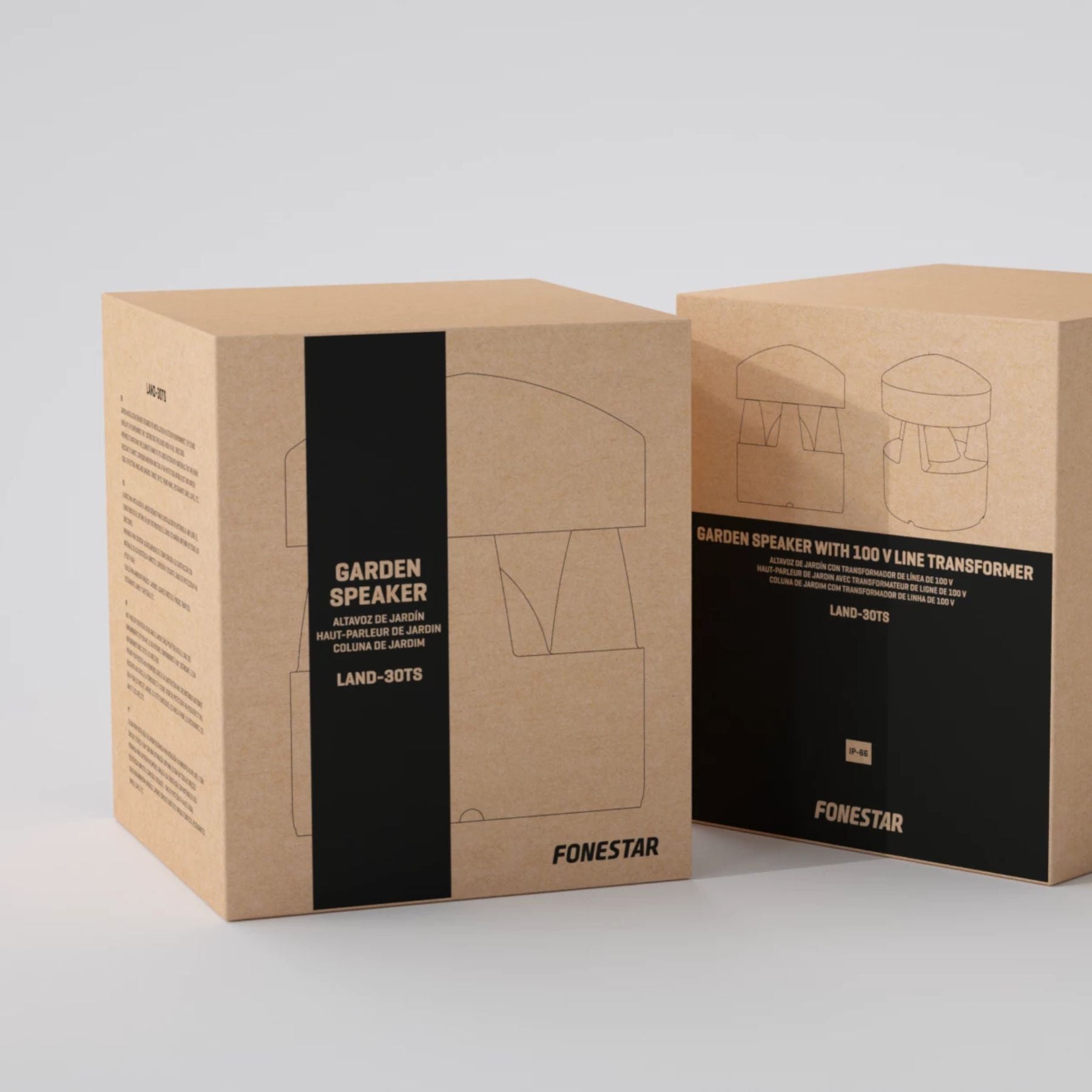 Parlante de jardín con trasformador de línea 100V 30W LAND-30TS Fonestar