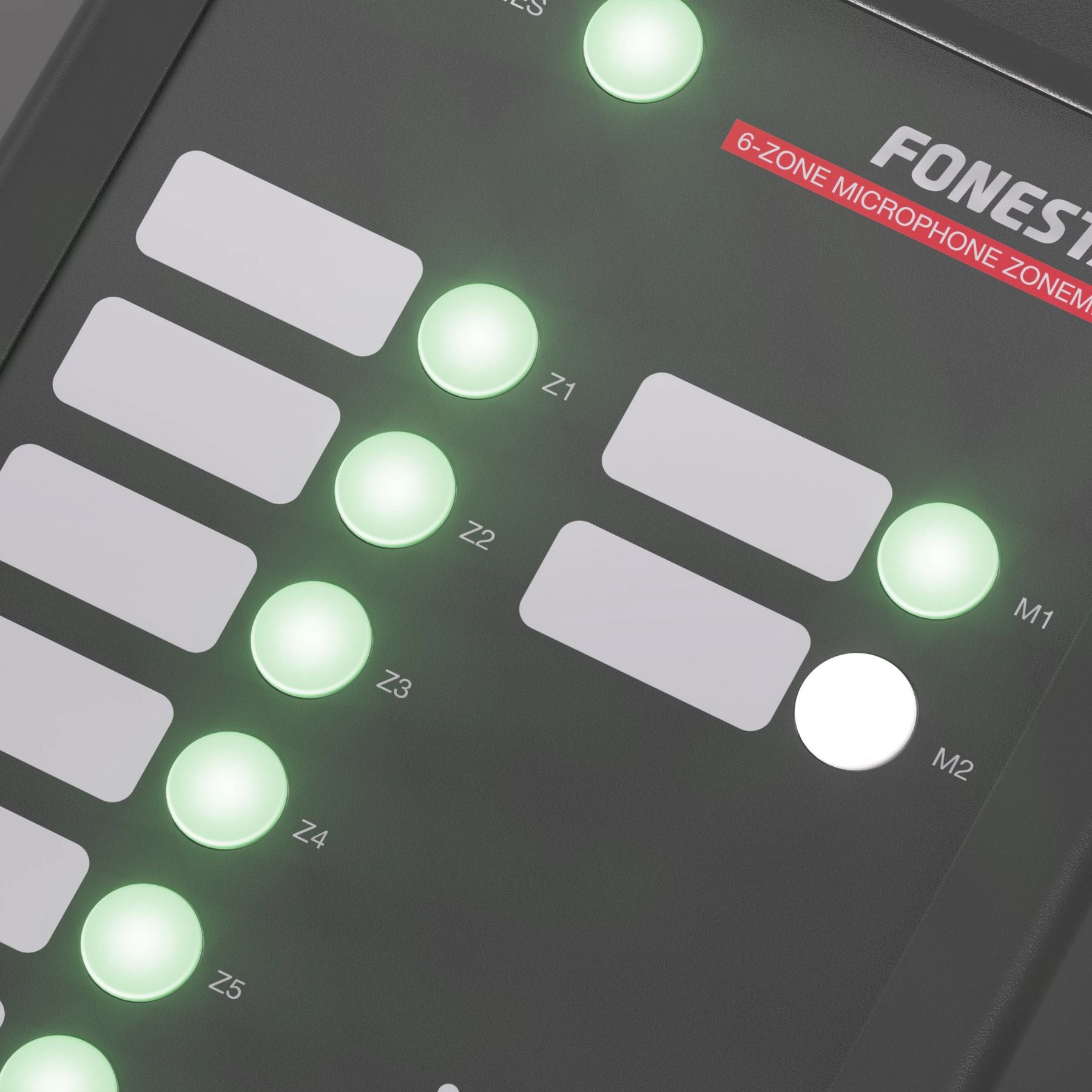 Micrófono de zonas con mensajes grabados ZONEMIC-6 Fonestar