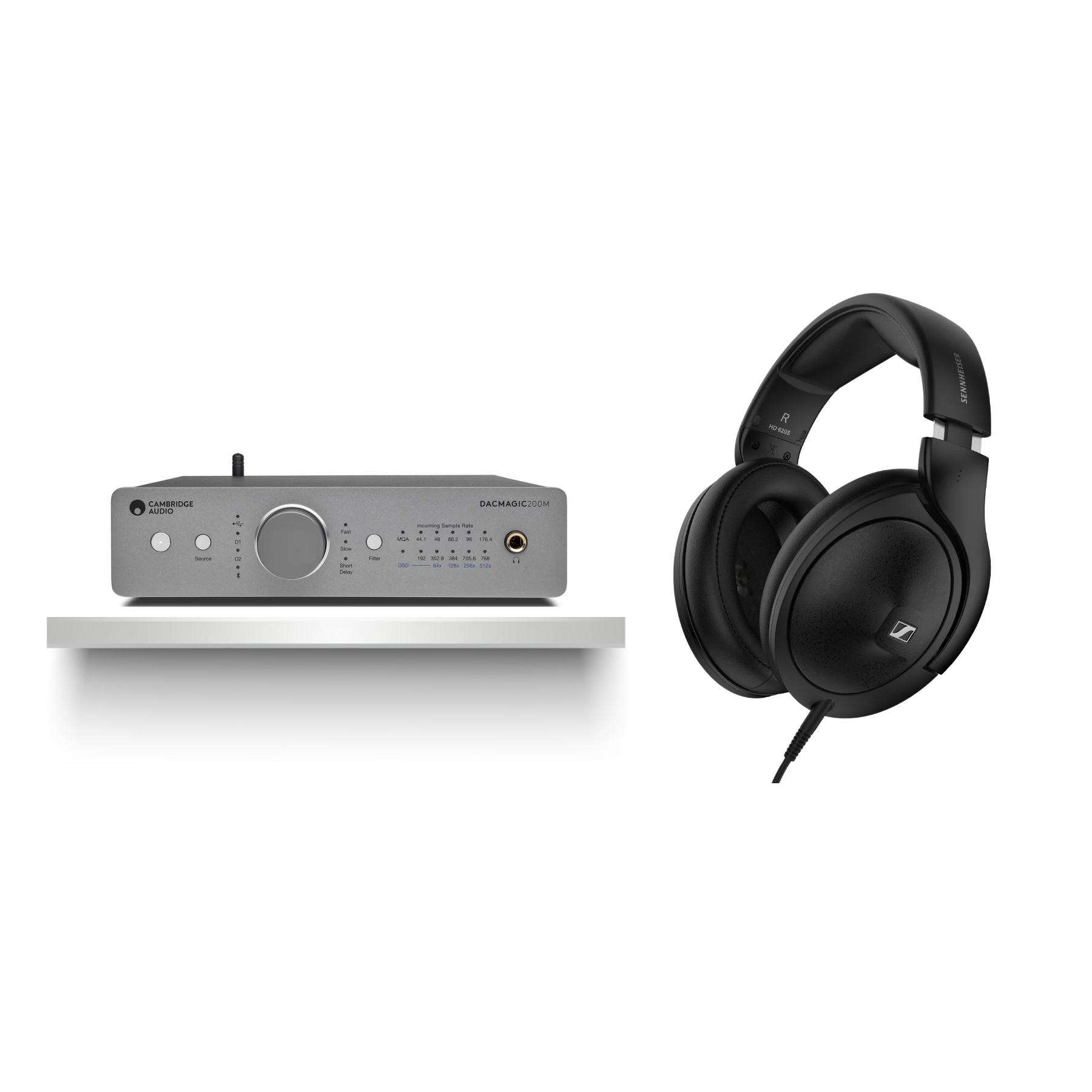 Audífonos HD620s Sennheiser + DAC Dacmagic 200M Cambridge Audio