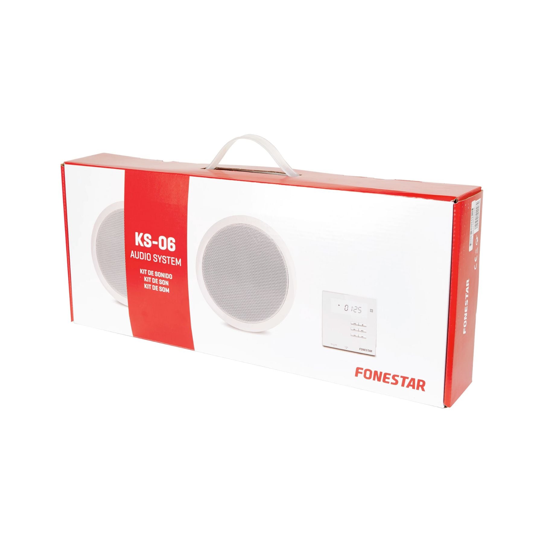 Kit amplificador estéreo compacto y parlantes KS-06 Fonestar