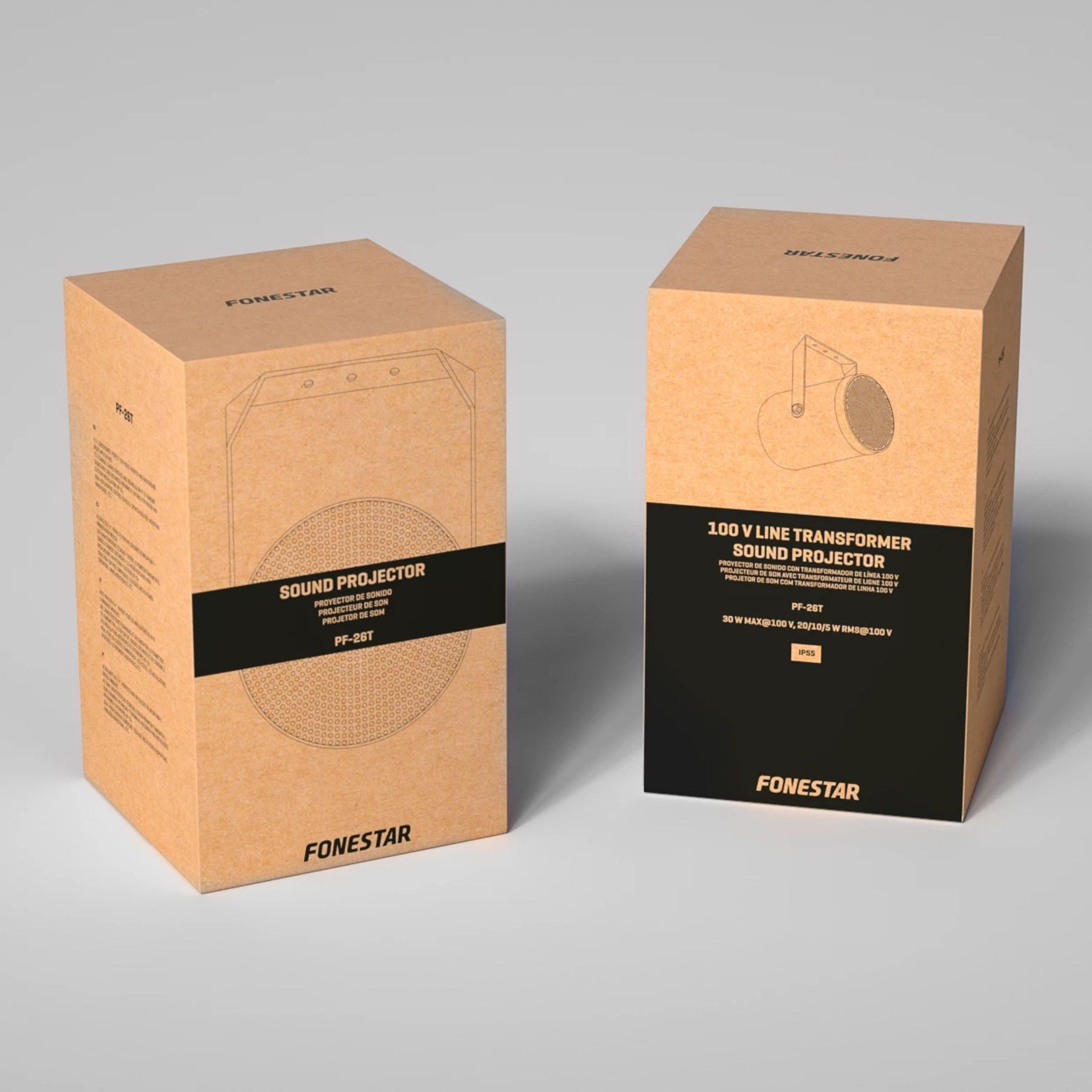 Parlante proyector de sonido para megafonía 20W PF-26T Fonestar