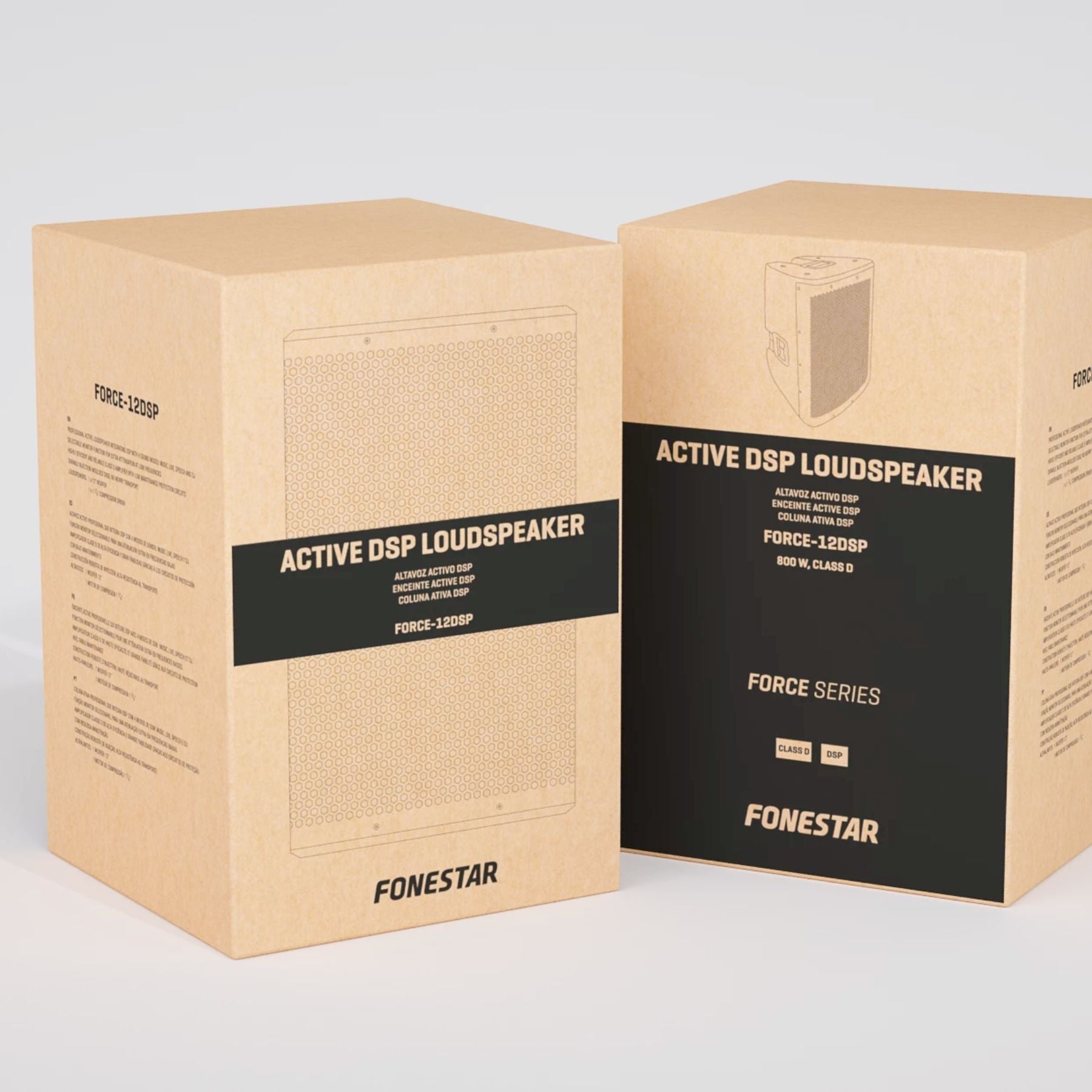 Parlante alta potencia activo Fonestar FORCE-12DSP 300W RMS