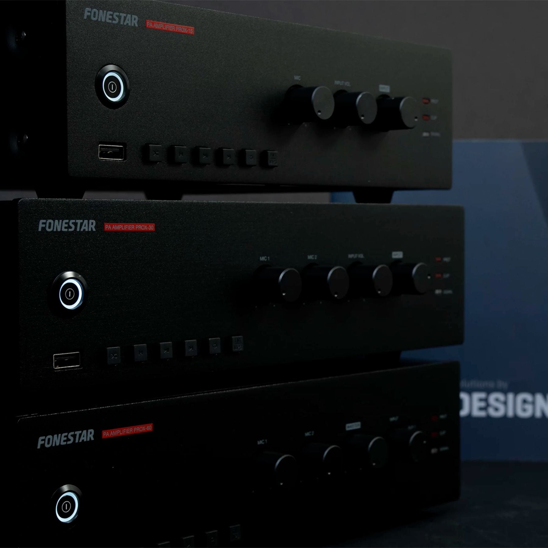 Amplificador de megafonía monozona PROX-30 Fonestar