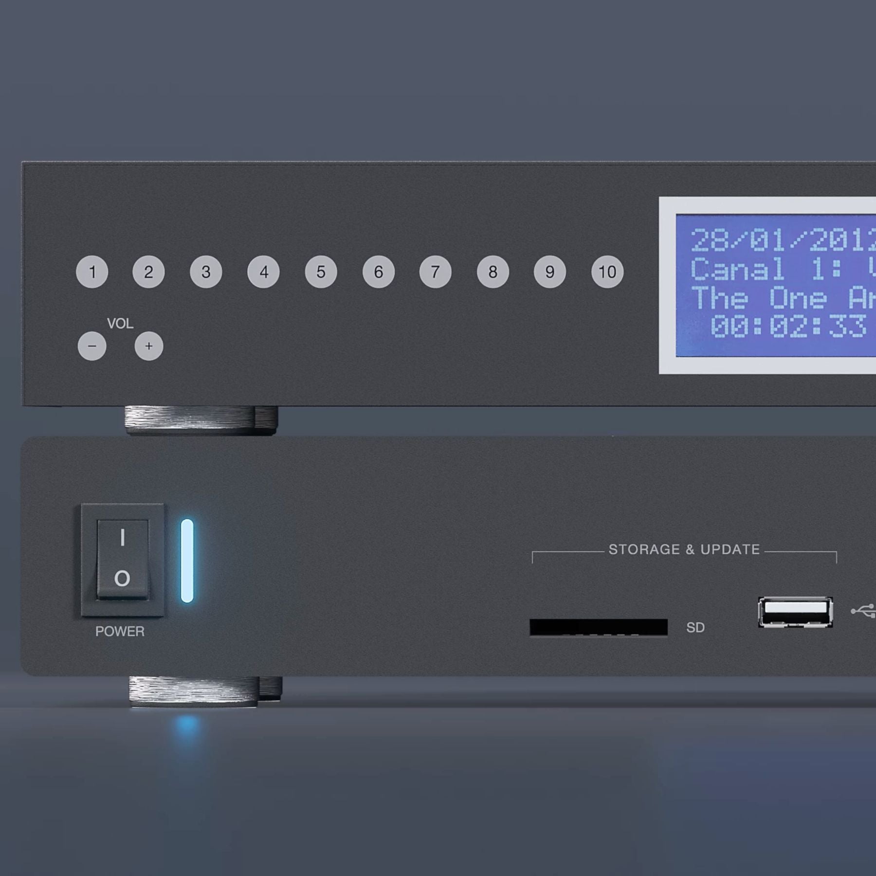 Gestor de mensajes multizona Fonestar ZSM-1050