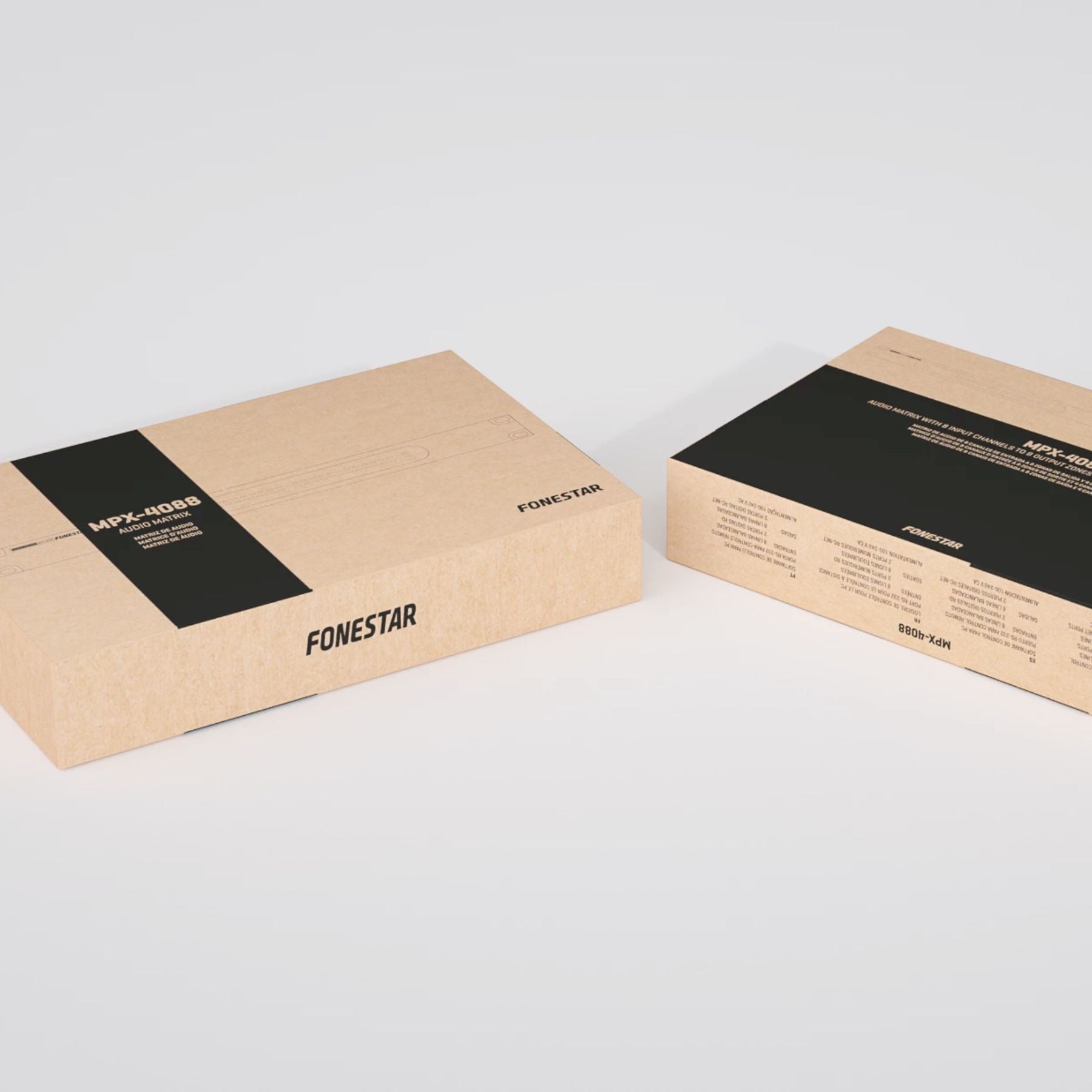 Matriz de audio digital multizona para instalaciones Fonestar MPX-4088