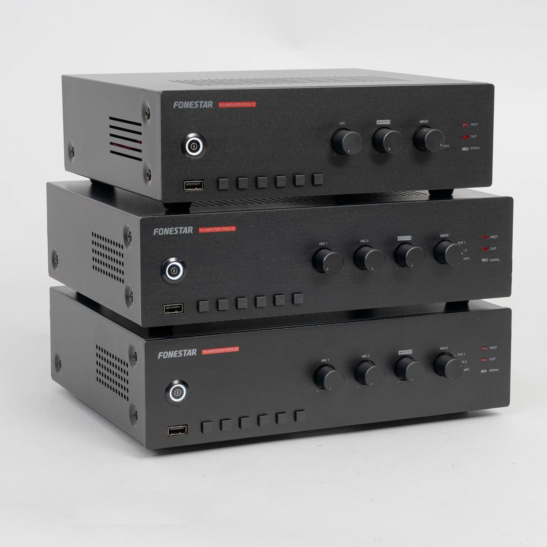 Amplificador de megafonía monozona PROX-30 Fonestar