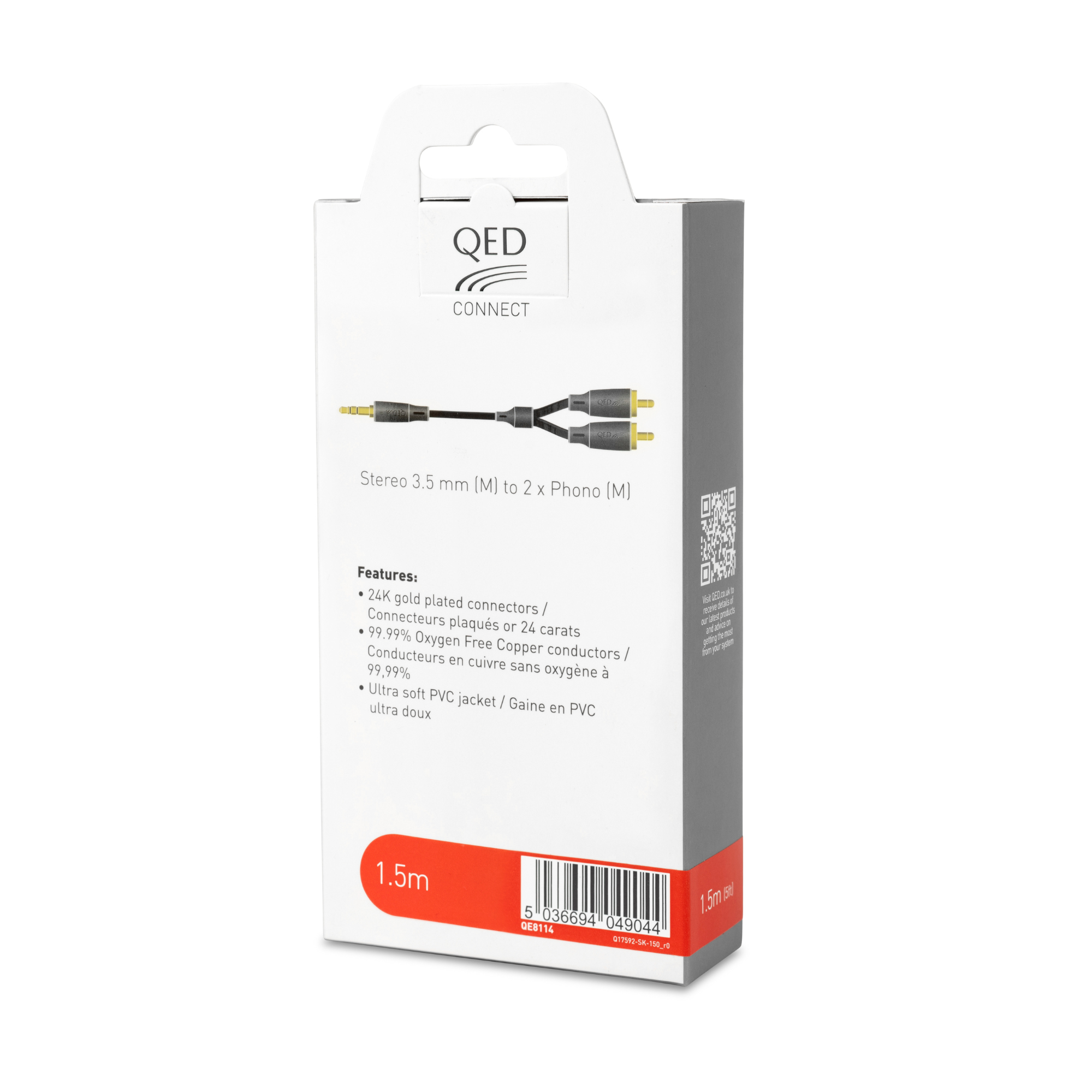 Cable RCA-3.5mm Connect QED