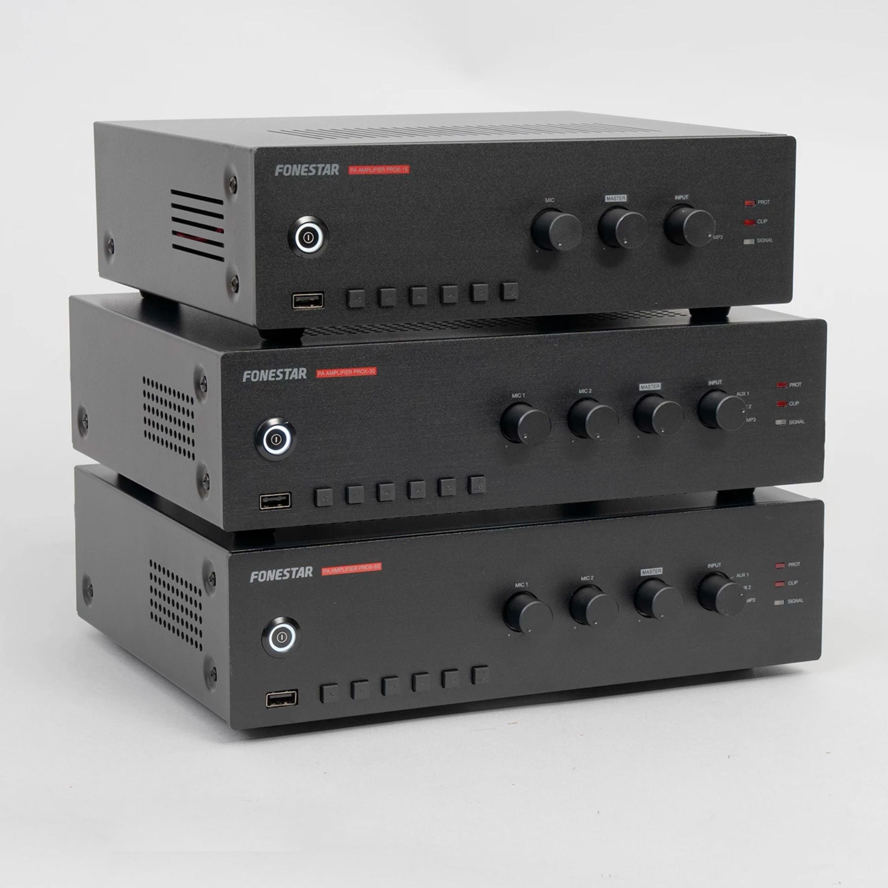 Amplificador de megafonía monozona PROX-60 Fonestar