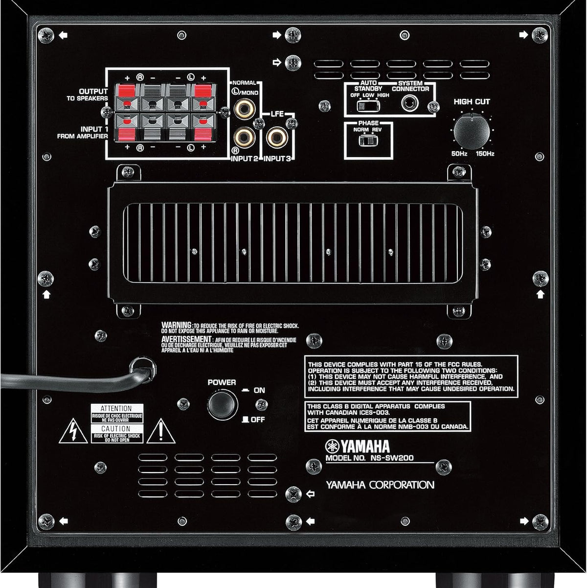 Yamaha Subwoofer NS-SW200