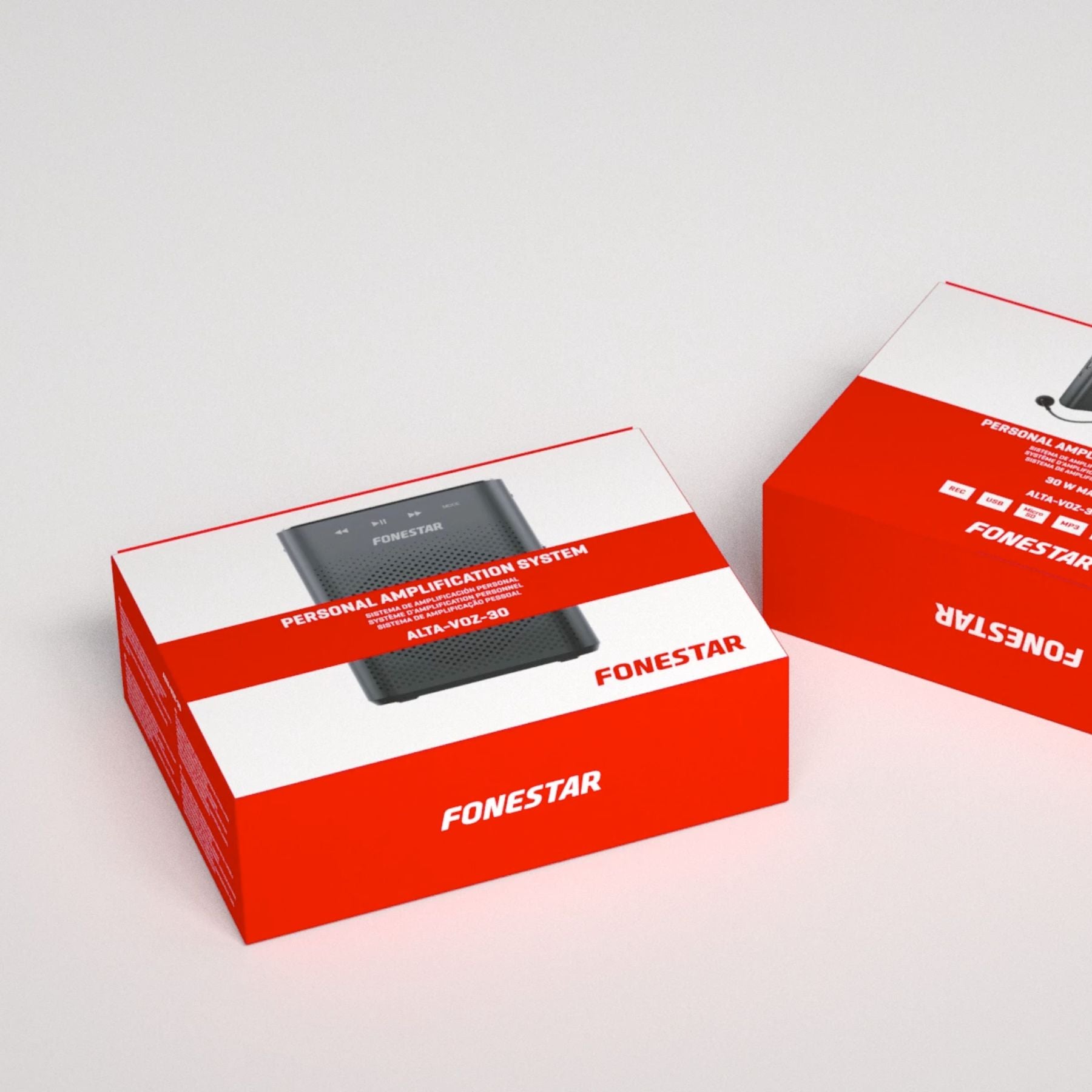 Amplificador portátil USB/MicroSD ALTA-VOZ-30 Fonestar