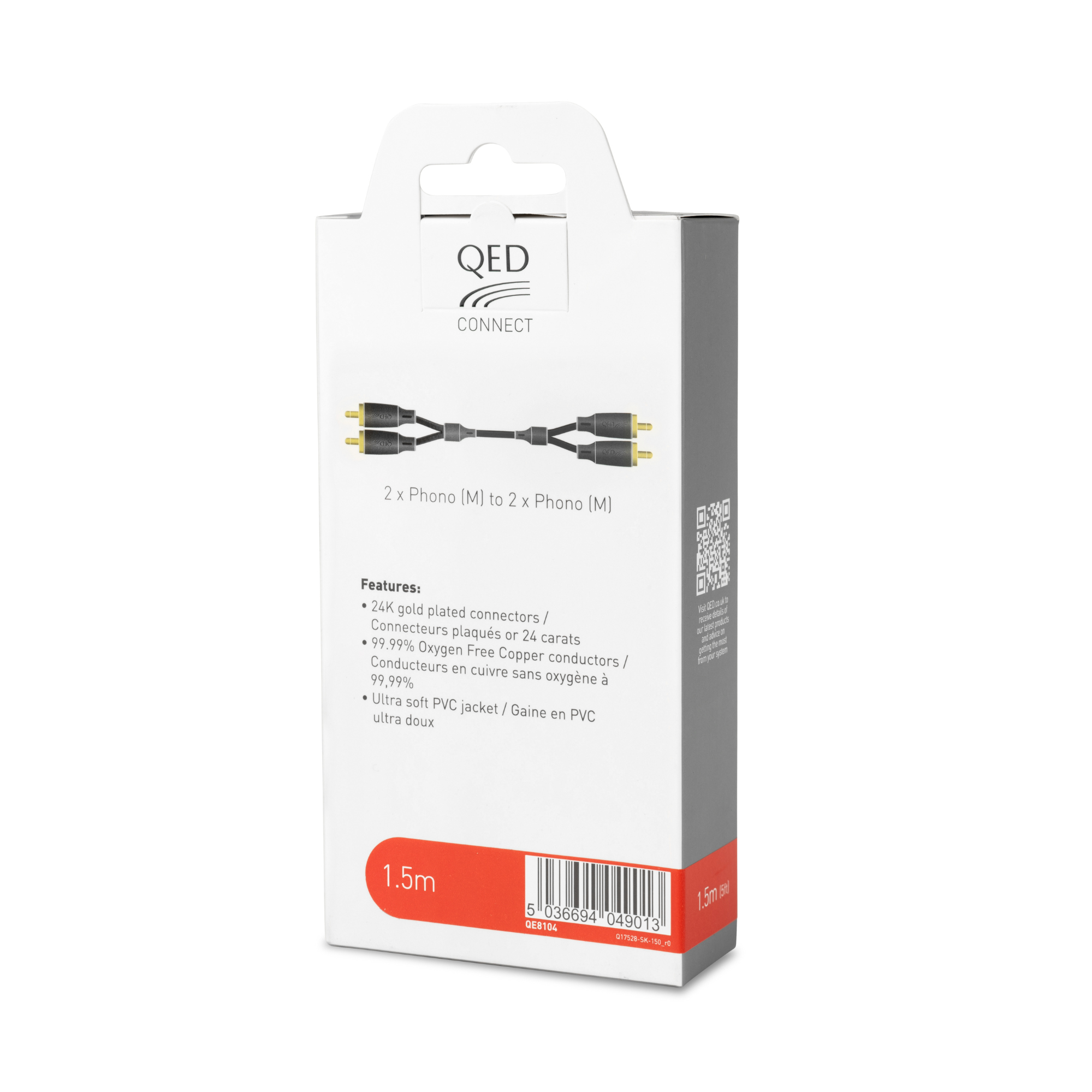 Cable RCA-RCA Connect QED