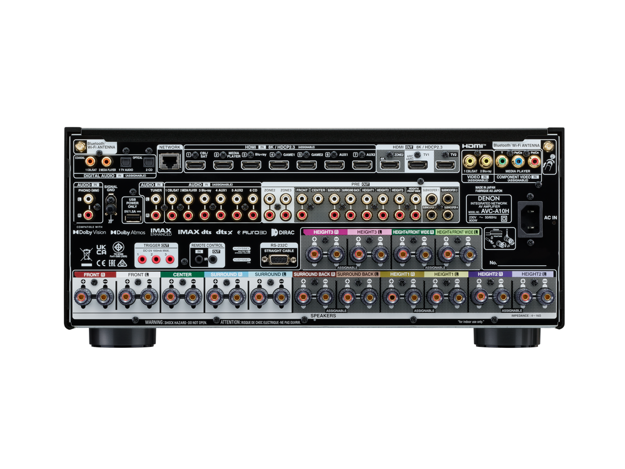 Receiver A/V 13.4ch 8K Denon AVC-A10H