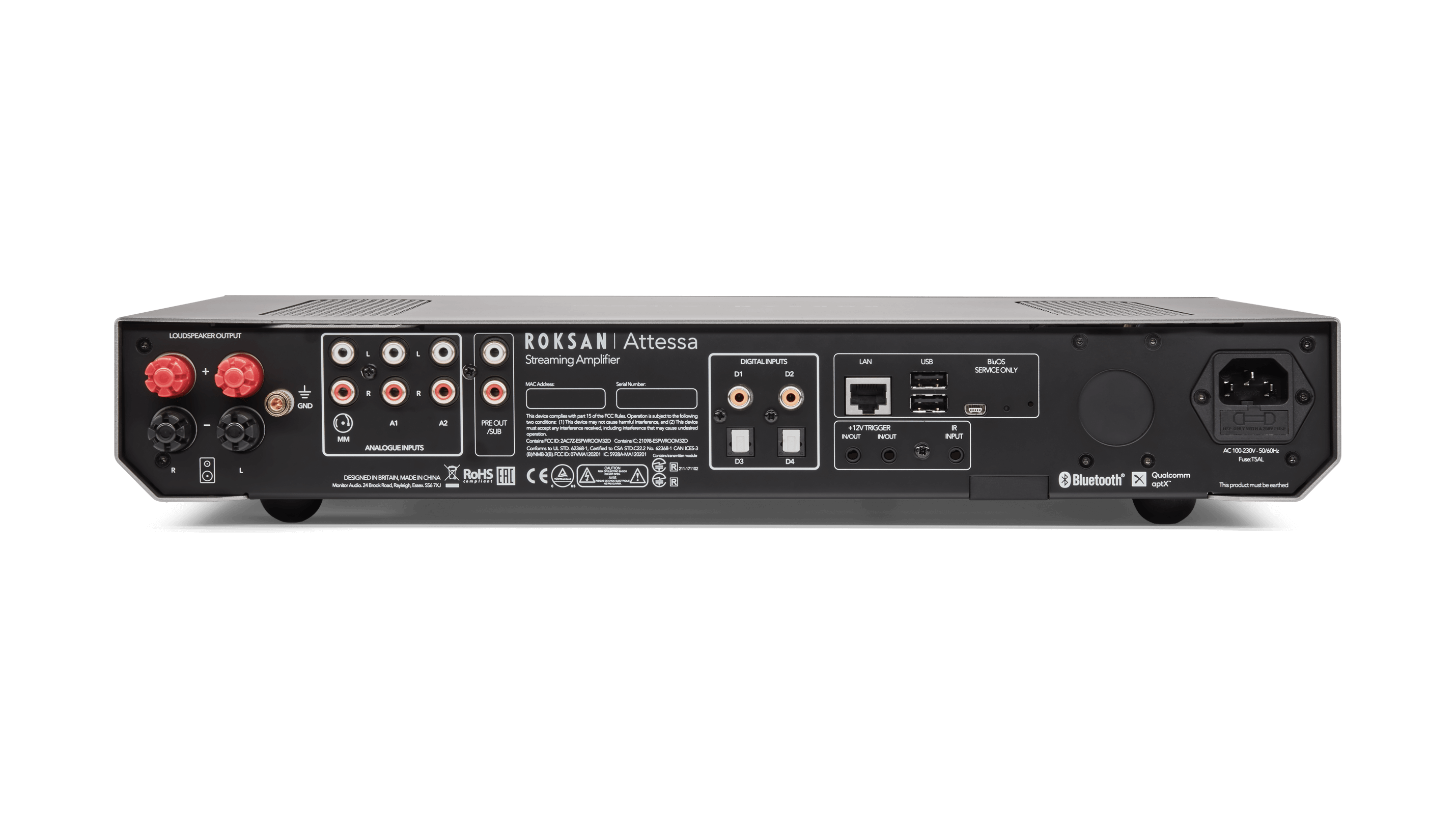 Roksan Attessa Amplificador Streaming Integrado Amplificador Integrado