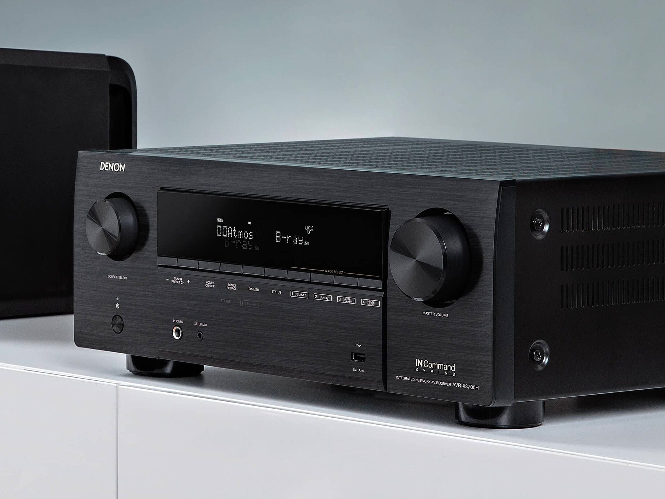 Receiver AV 9.2 CH 8K Atmos Denon AVR-X3700H