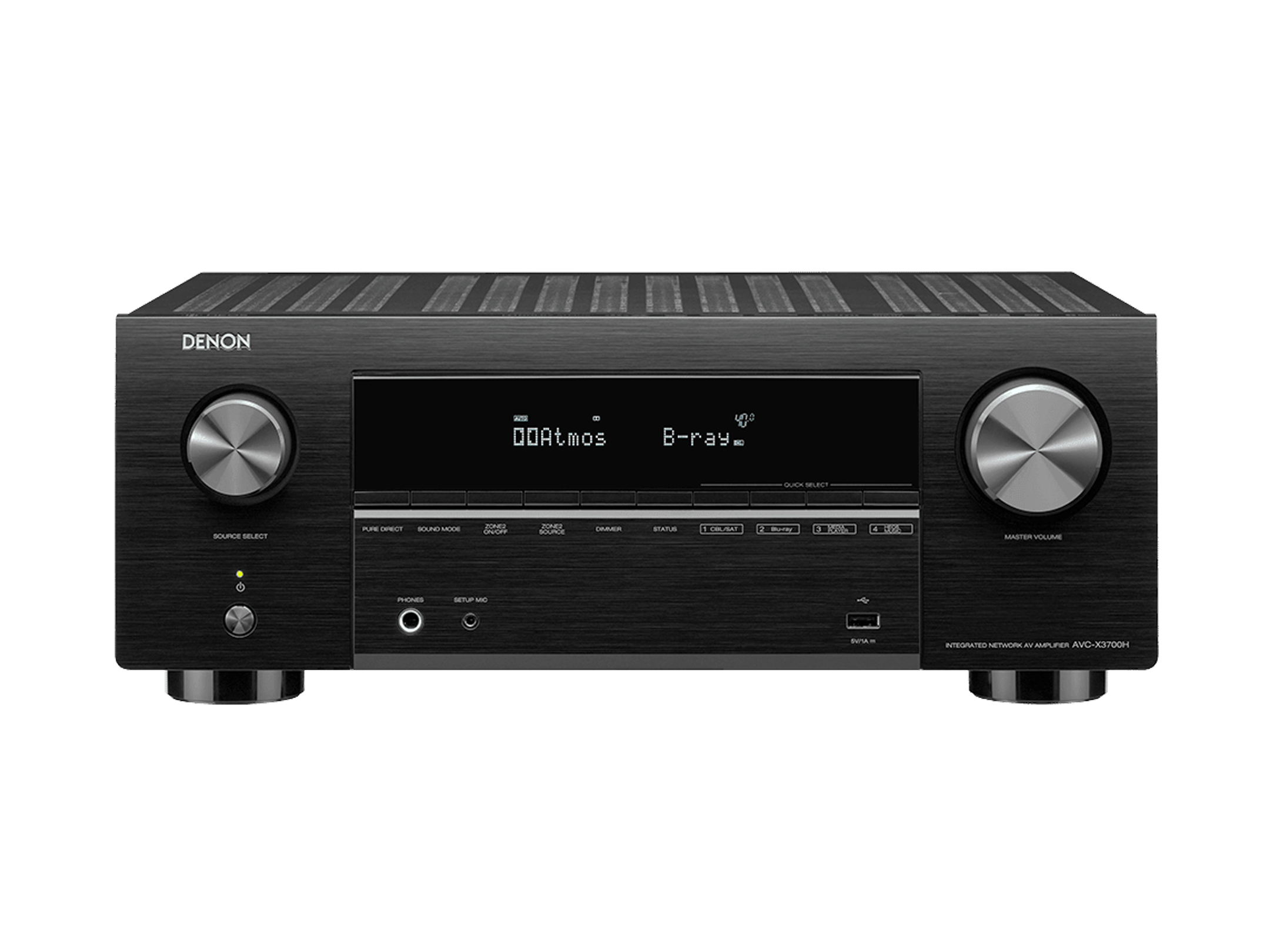 Receiver AV 9.2 CH 8K Atmos Denon AVR-X3700H