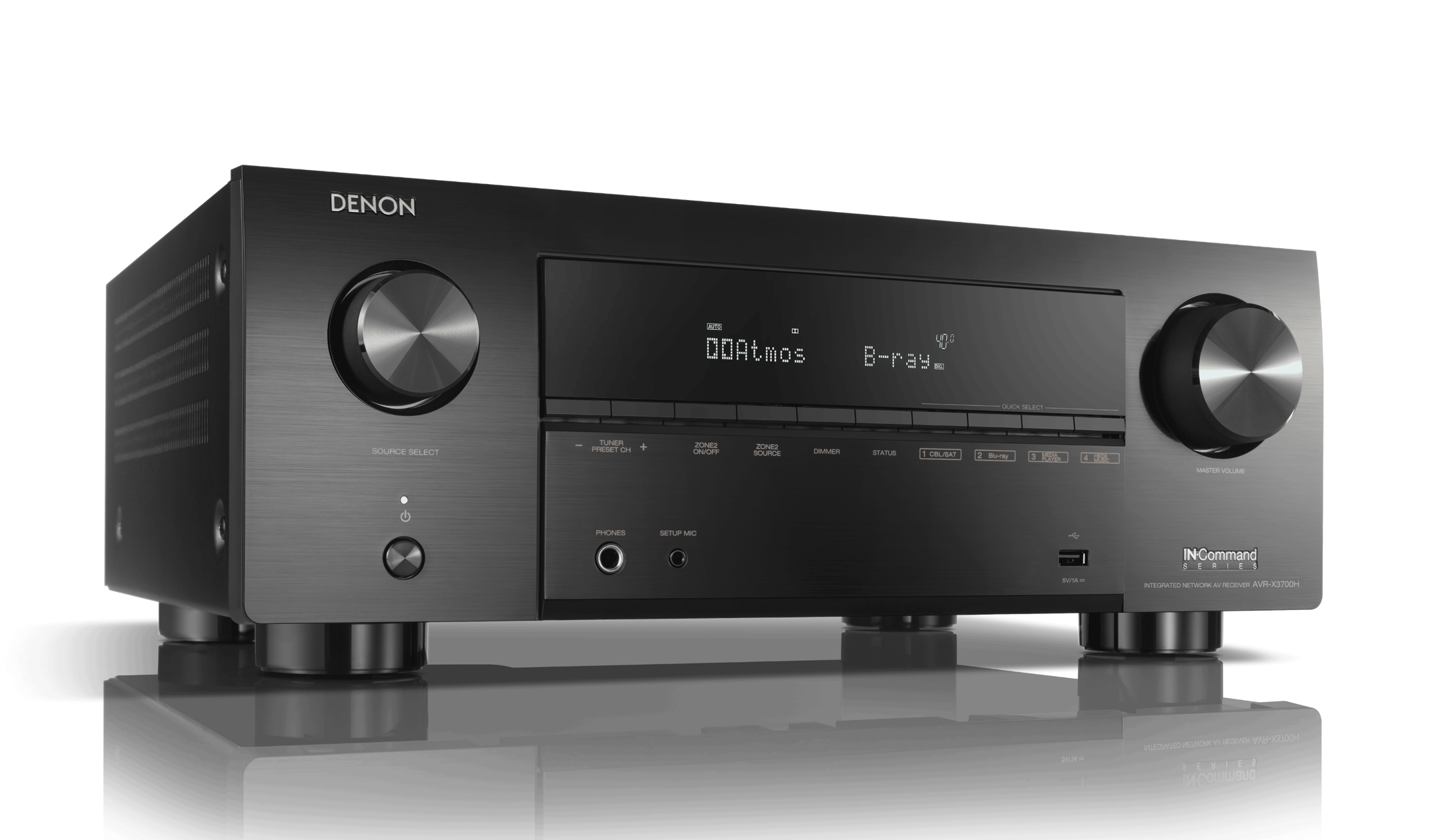 Receiver AV 9.2 CH 8K Atmos Denon AVR-X3700H
