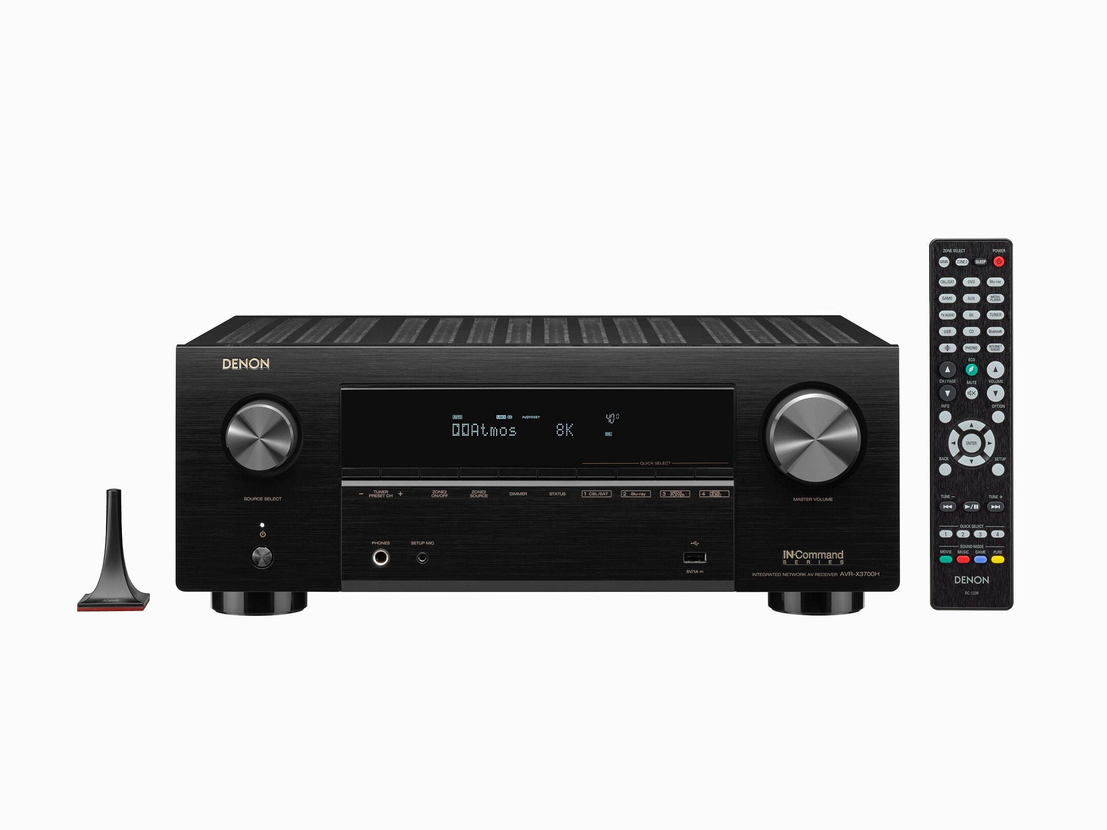Receiver AV 9.2 CH 8K Atmos Denon AVR-X3700H