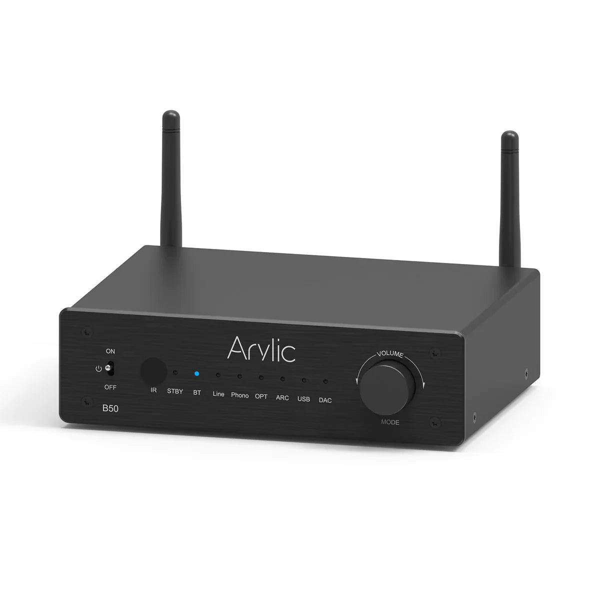 (Open Box) Arylic B50SE Amplificador Digital con Entrada Óptica y Bluetooth 50W X 2