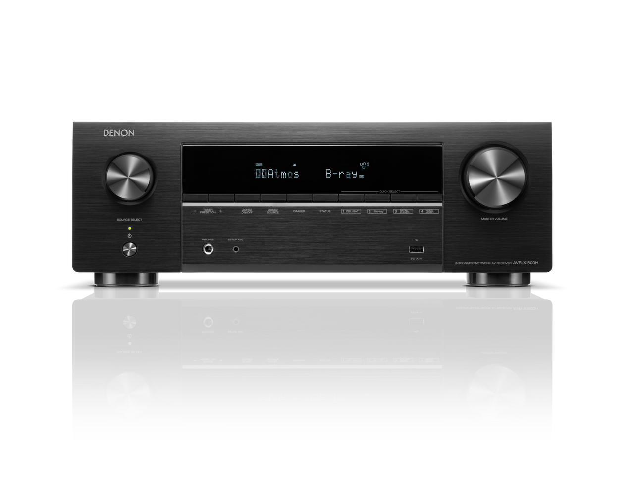 Receiver AV 7.2 CH 8K Denon AVR-X1800HBK