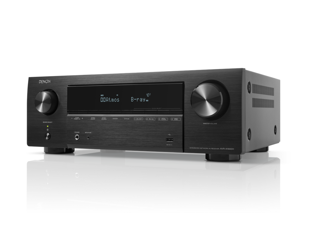 Receiver AV 7.2 CH 8K Denon AVR-X1800HBK