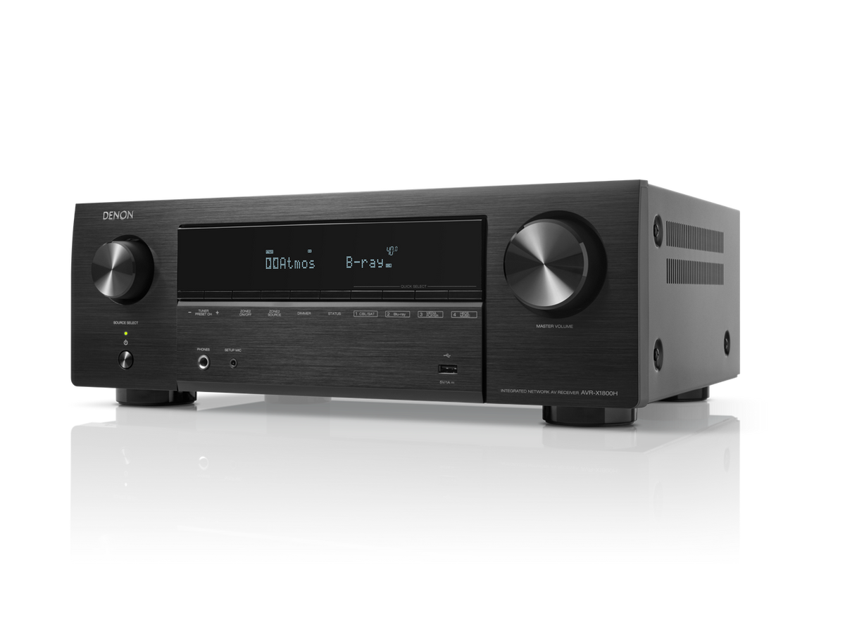Receiver AV 7.2 CH 8K Denon AVR-X1800HBK