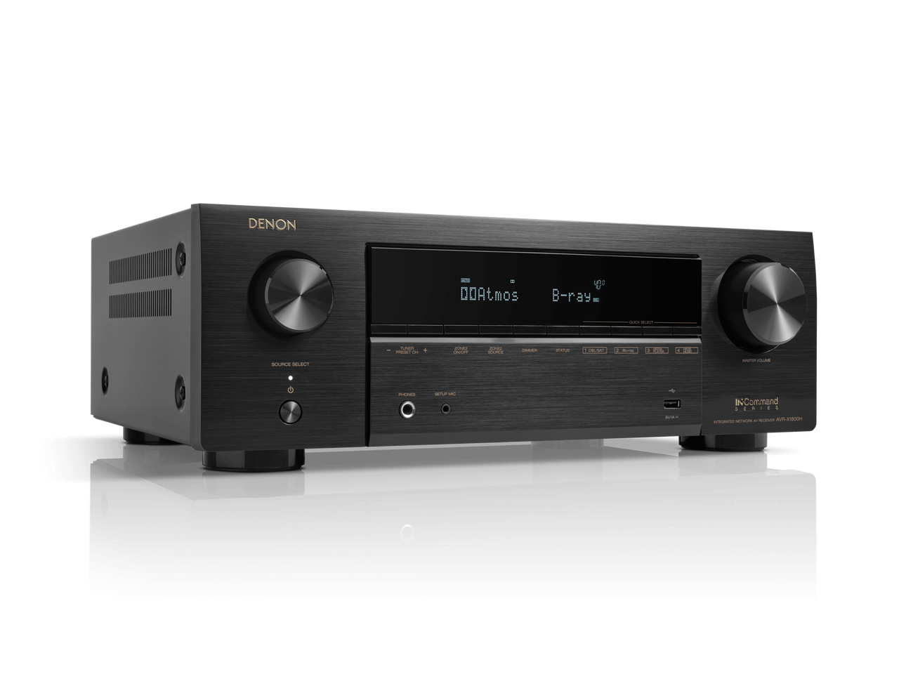 Receiver AV 7.2 CH 8K Denon AVR-X1800HBK
