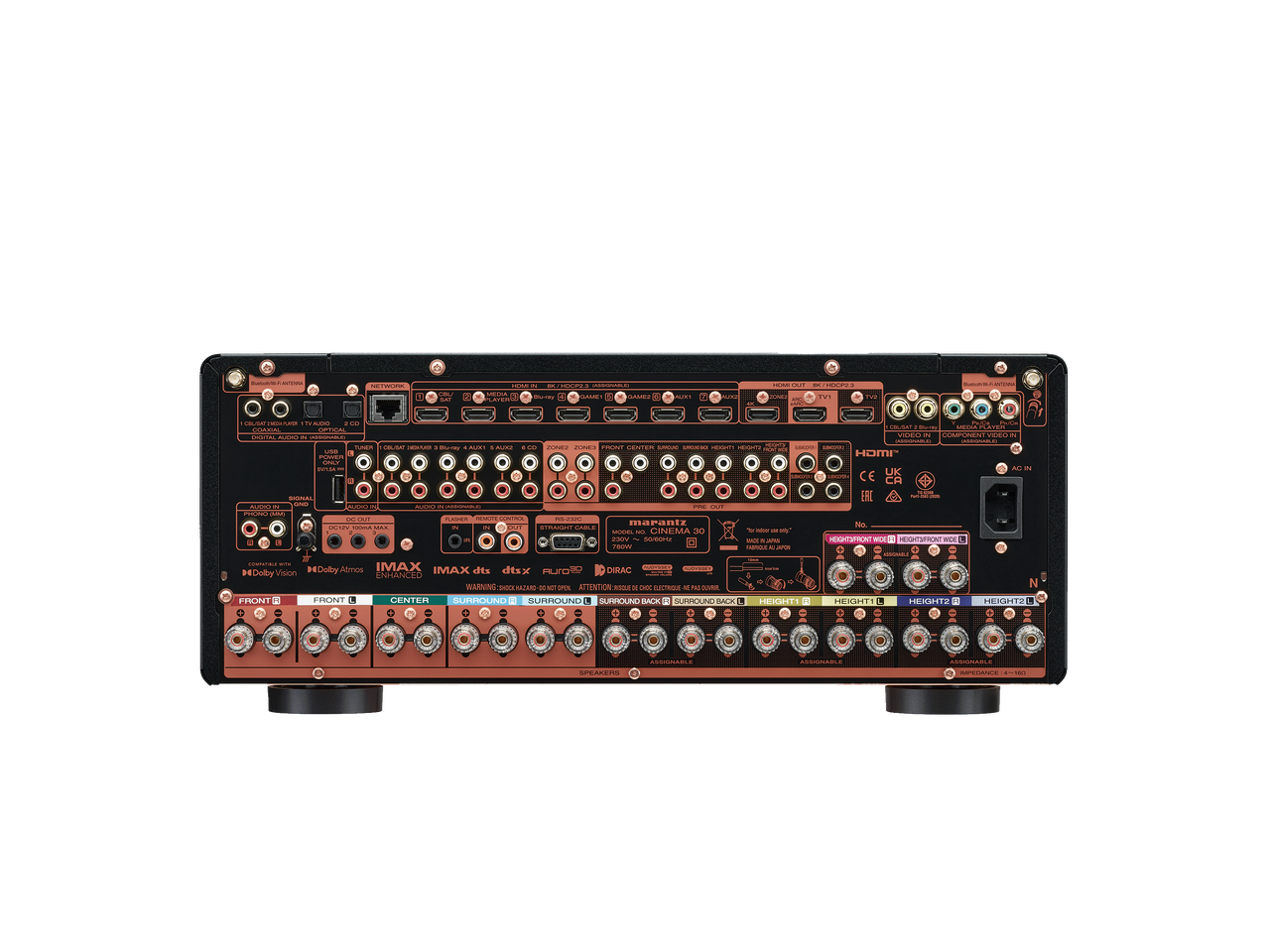 Amplificador AV 11.4 Con Streamer Marantz CINEMA 30