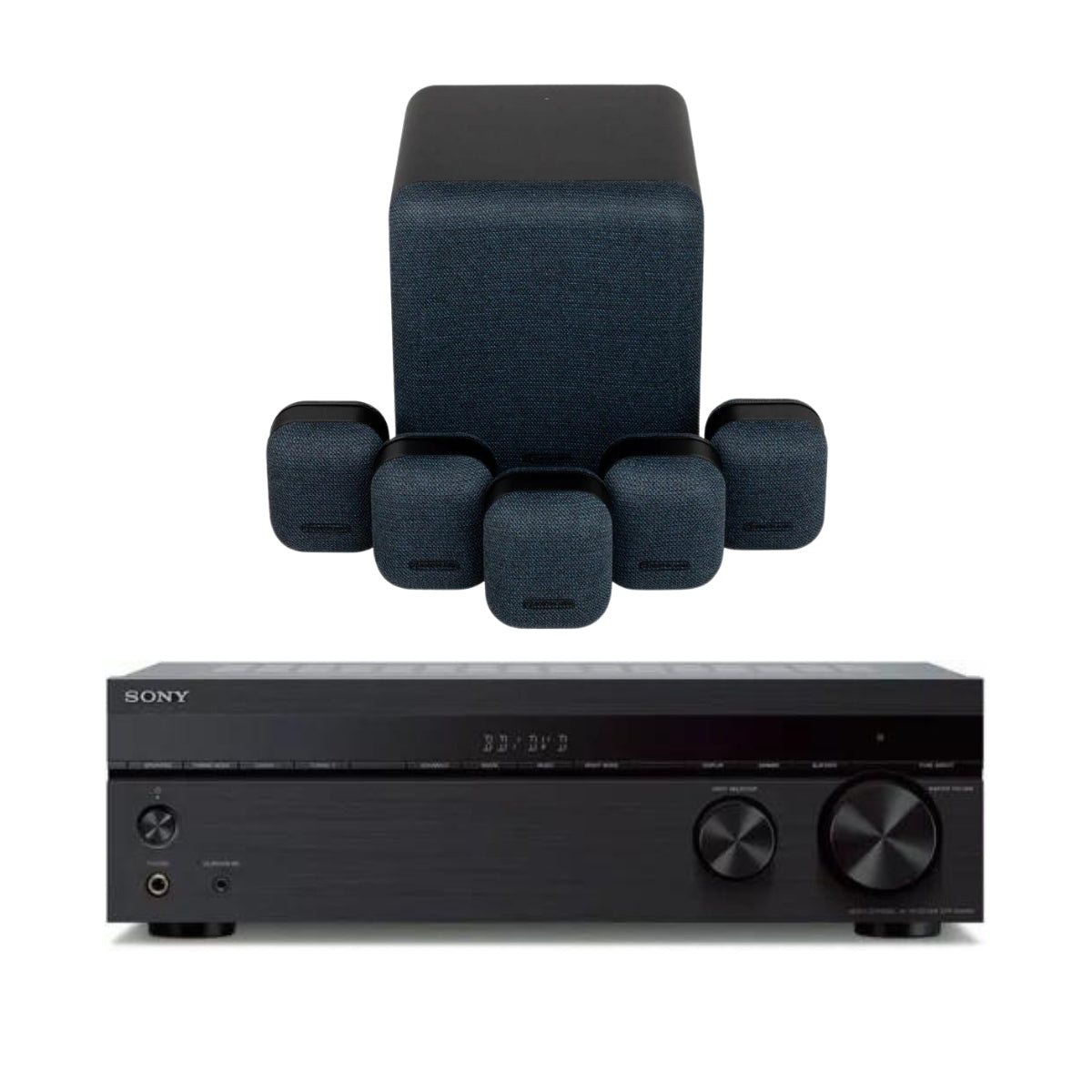 Kit Cine Sistema 5.1 MASS + Receiver AV Sony STR-DH590 4K