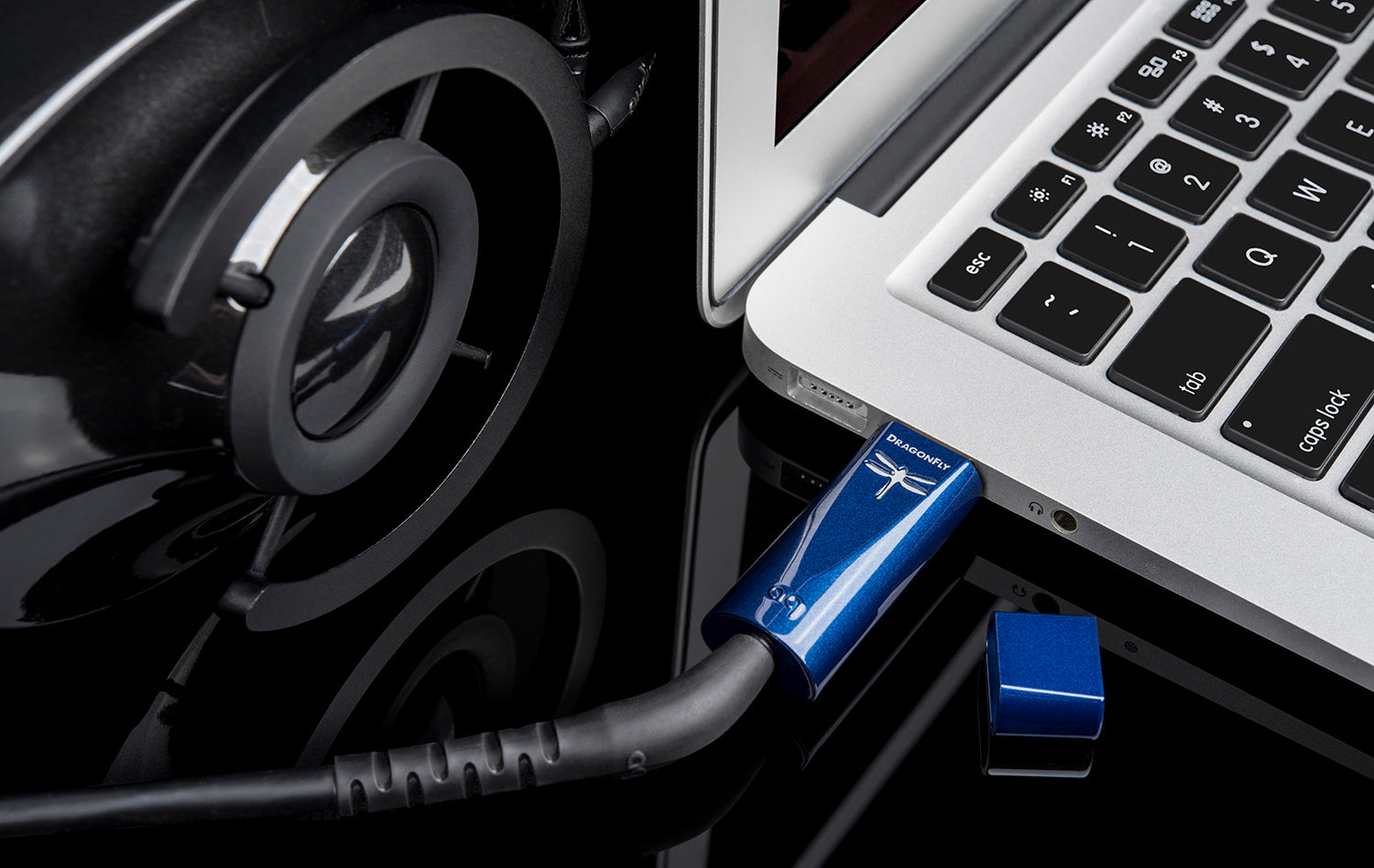 Dac USB DragonFly Cobalt MQA Audioquest Pre-Amplificador Audifonos dac