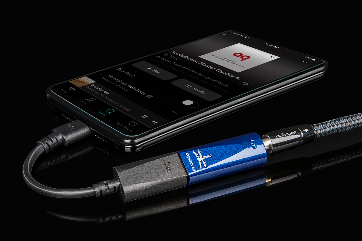 Dac USB DragonFly Cobalt MQA Audioquest Pre-Amplificador Audifonos dac