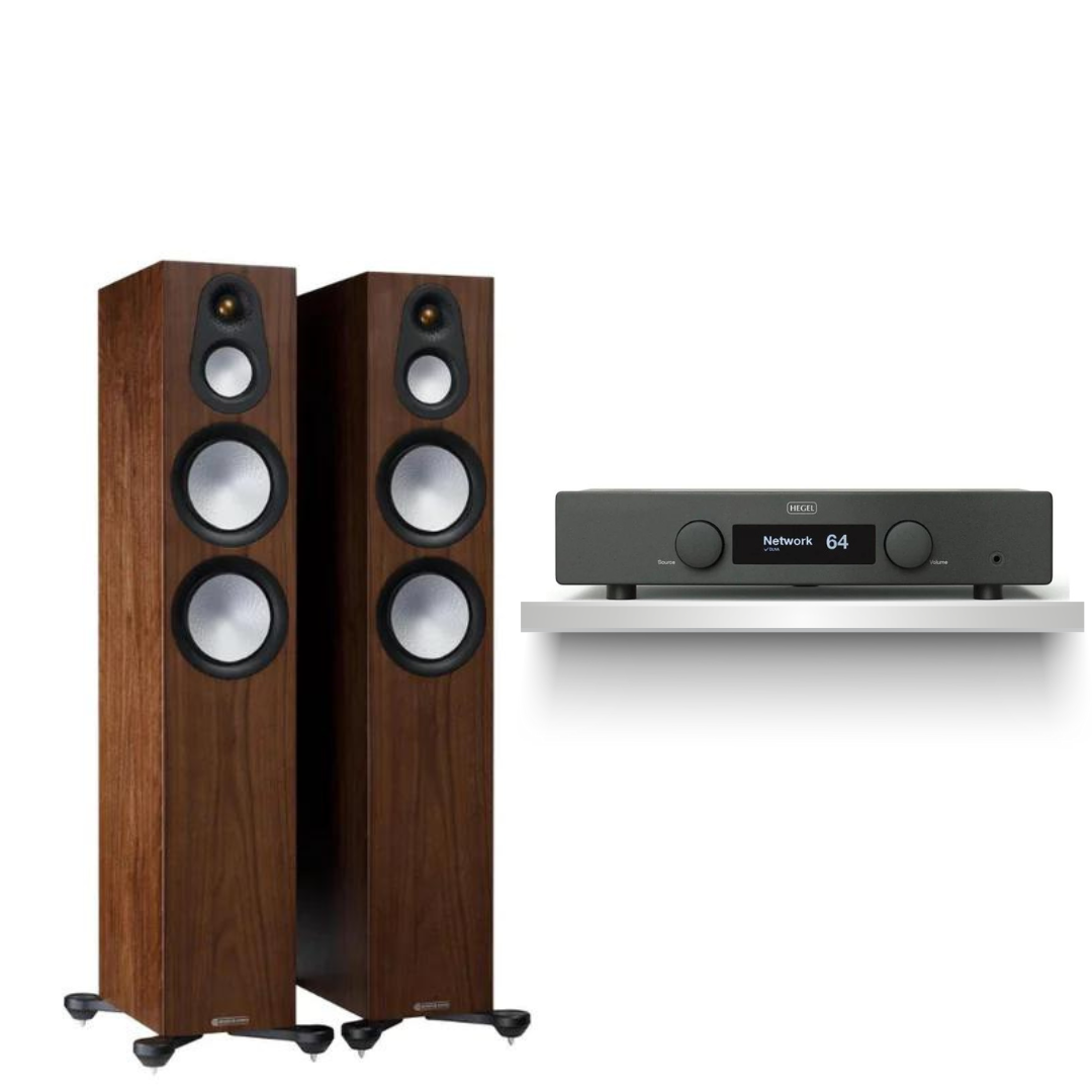 Kit HiFi Columnas Silver 300 + Amplificador Integrado H120 Hegel
