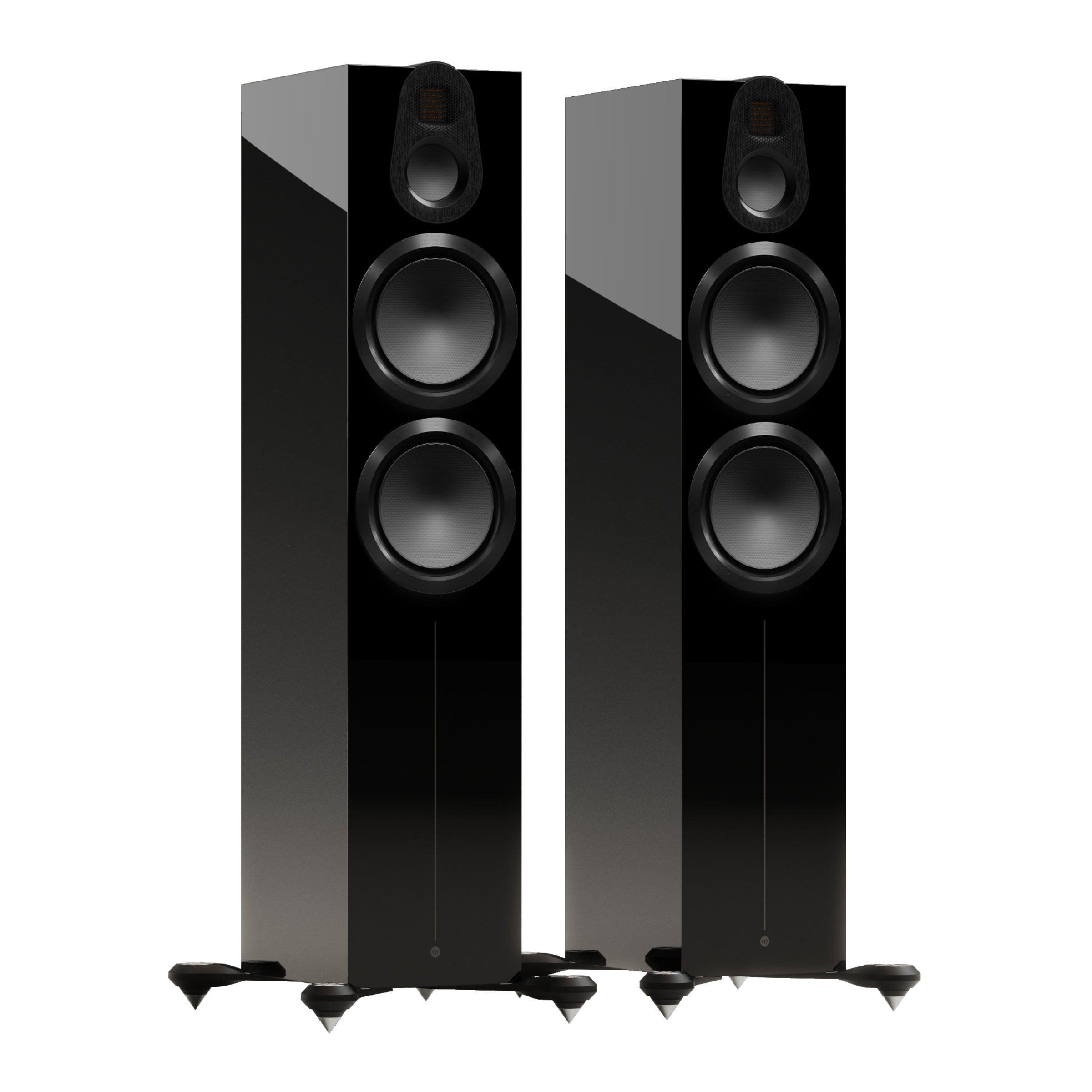 Gold 500 6G Parlantes Columnas Monitor Audio Black Gloss (Negro Lacado)