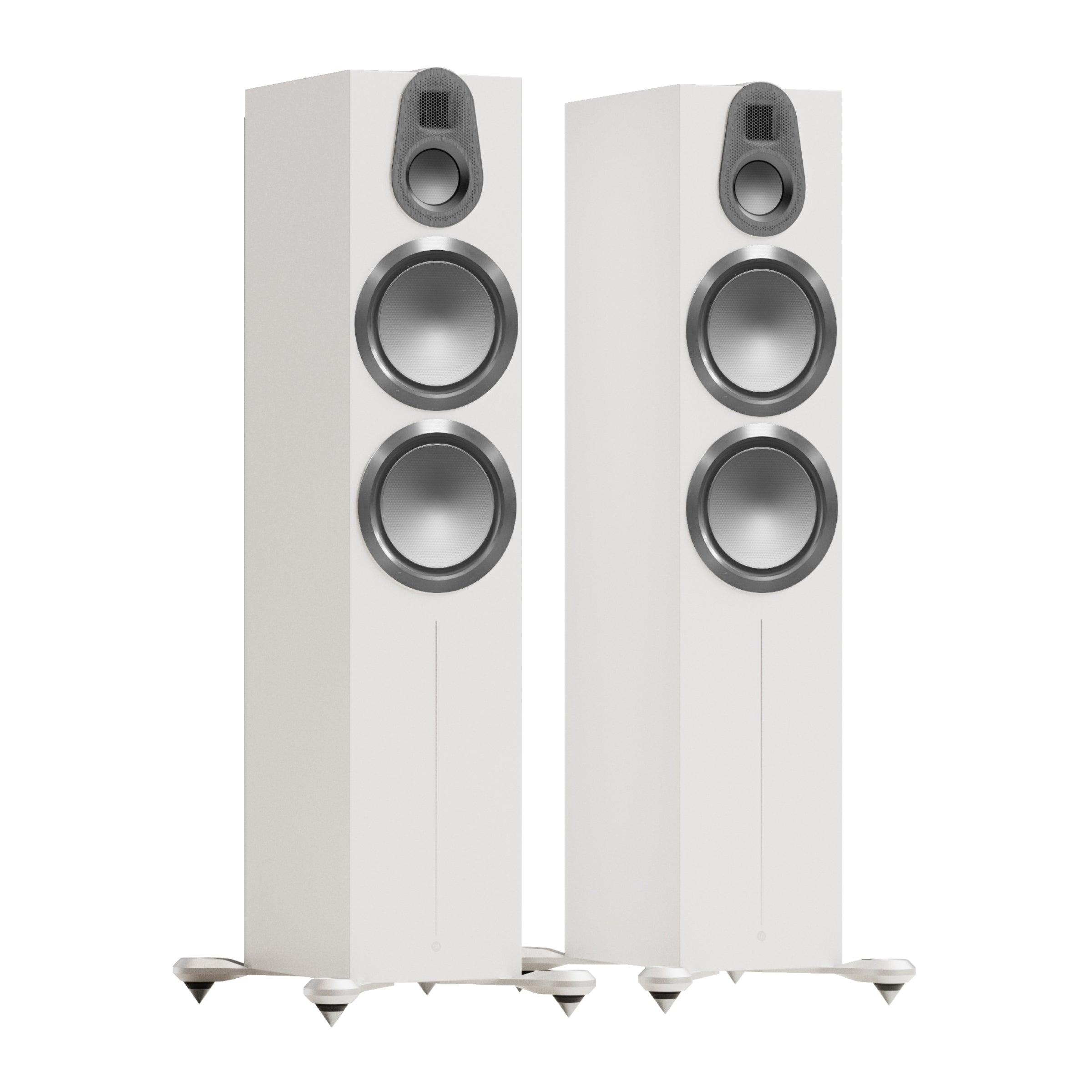 Gold 500 6G Parlantes Columnas Monitor Audio Satin White (Blanco Satinado)