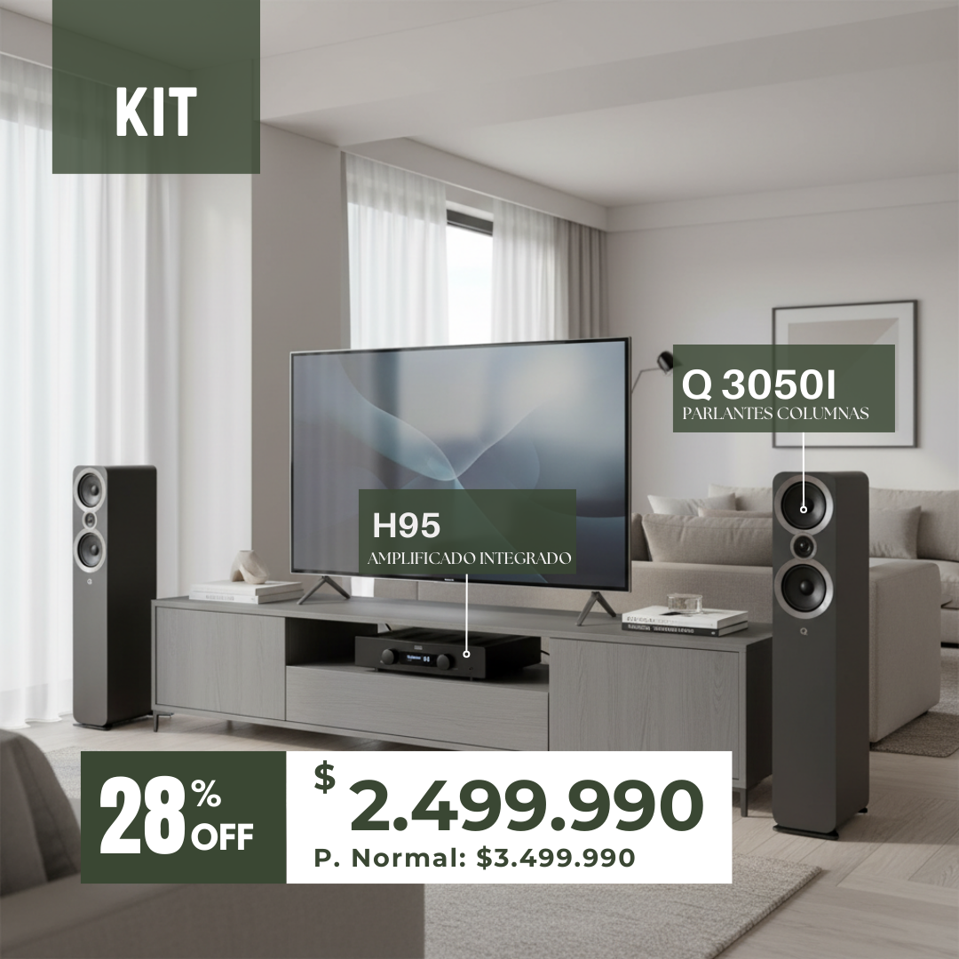KIT Hegel Amplificador Integrado H95 + Q Acoustics Parlantes Q 3050I