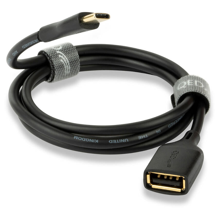 Cable USB A-C F Hembra extensor 0.15m Connect QED