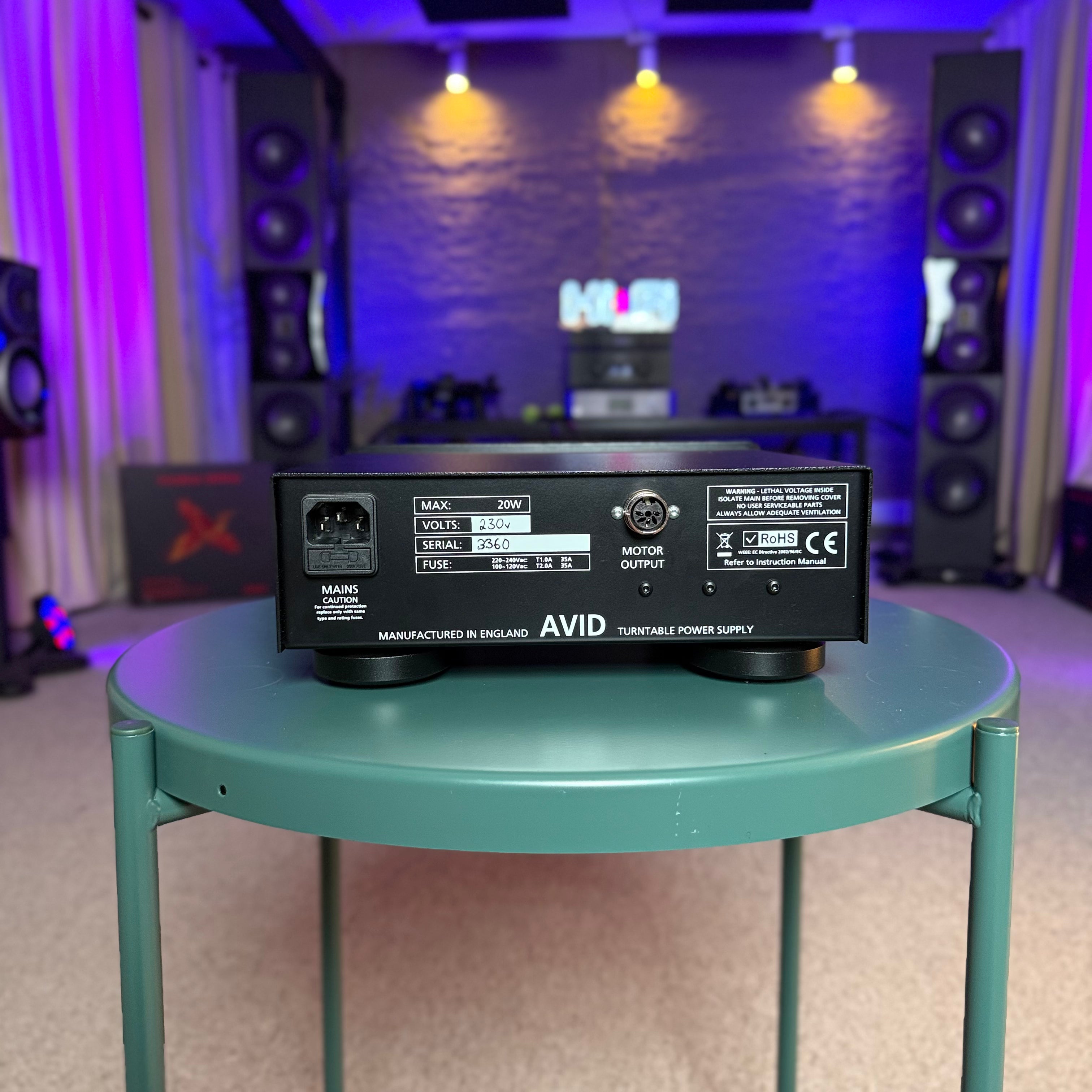 Avid Sequel SP (Semi Nuevo) - Tornamesa High-End Con Sistema Twin Belt Drive