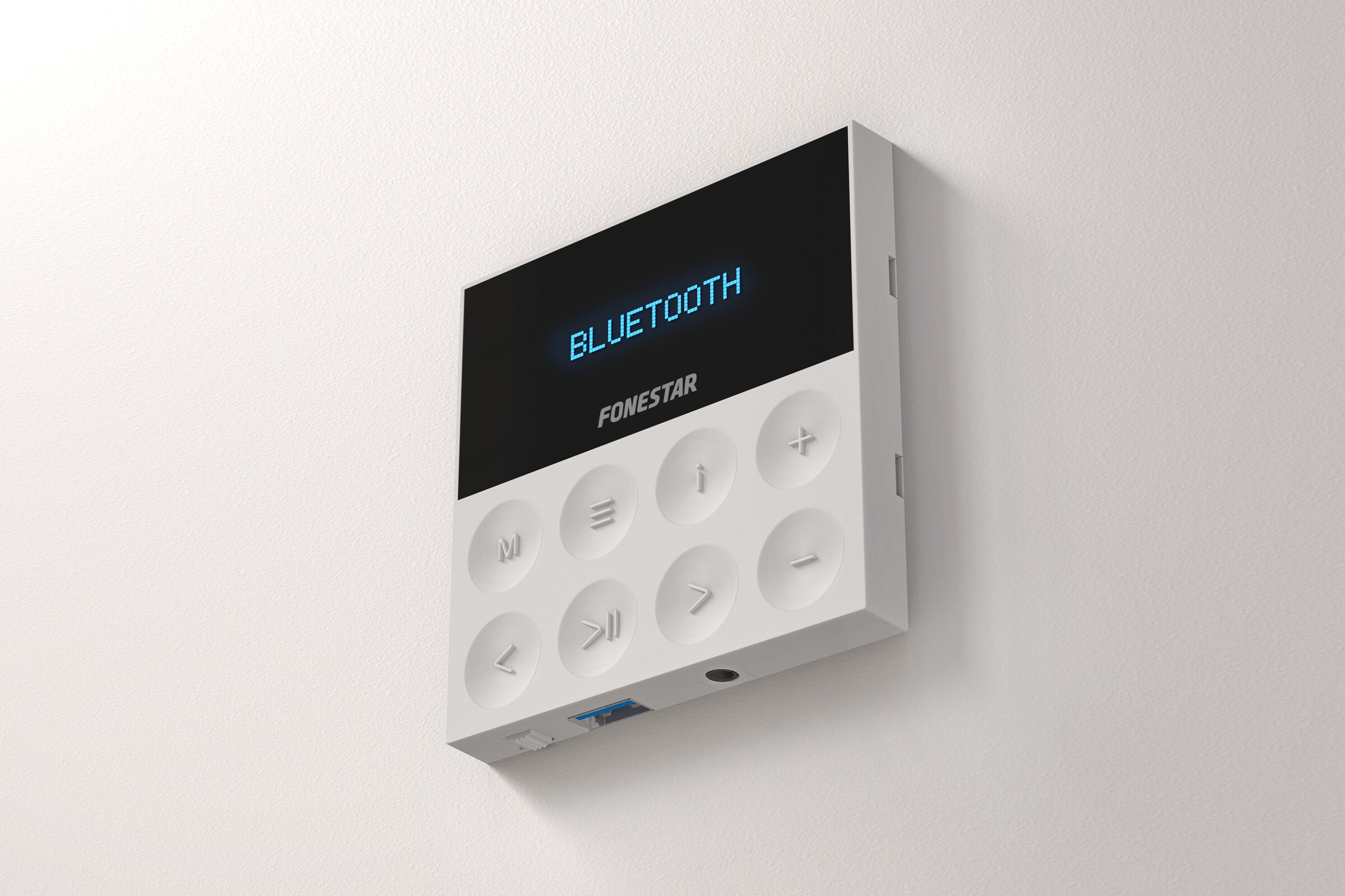 Kit de parlantes de techo con reproductor de pared Fonestar KS-WALL-4 25W