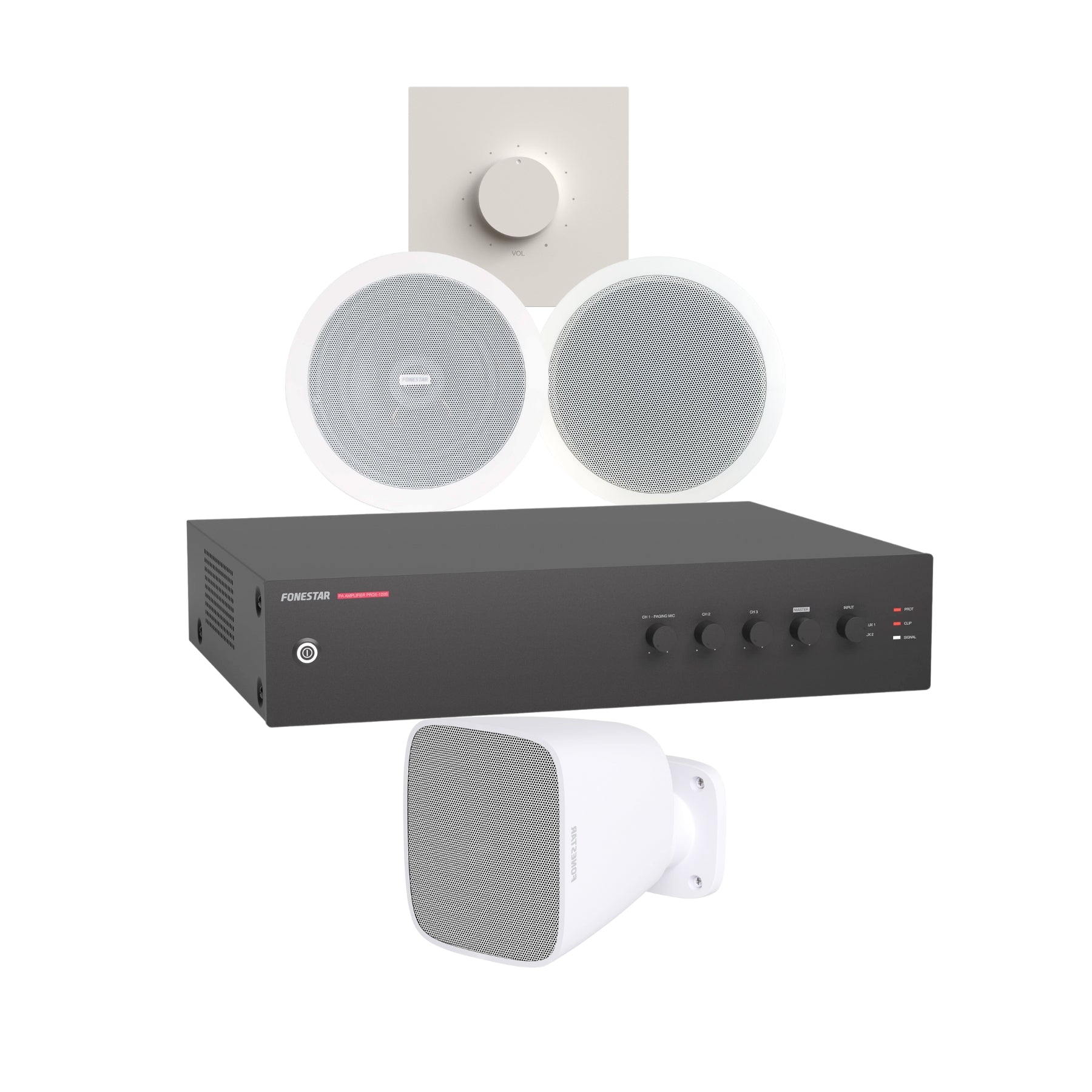 Kit 3 Zonas simples Fonestar