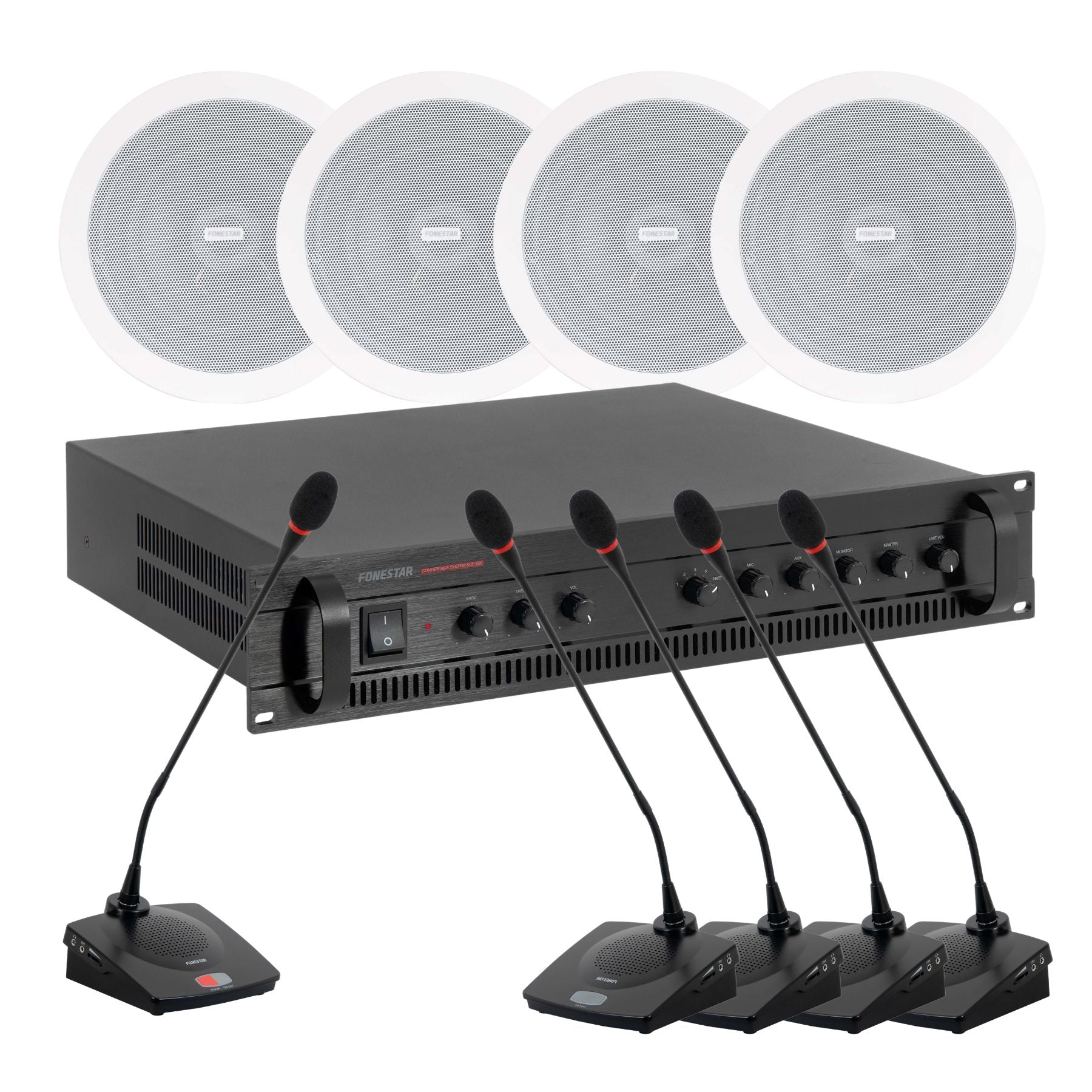 Kit sala de conferencias con microfonía Fonestar